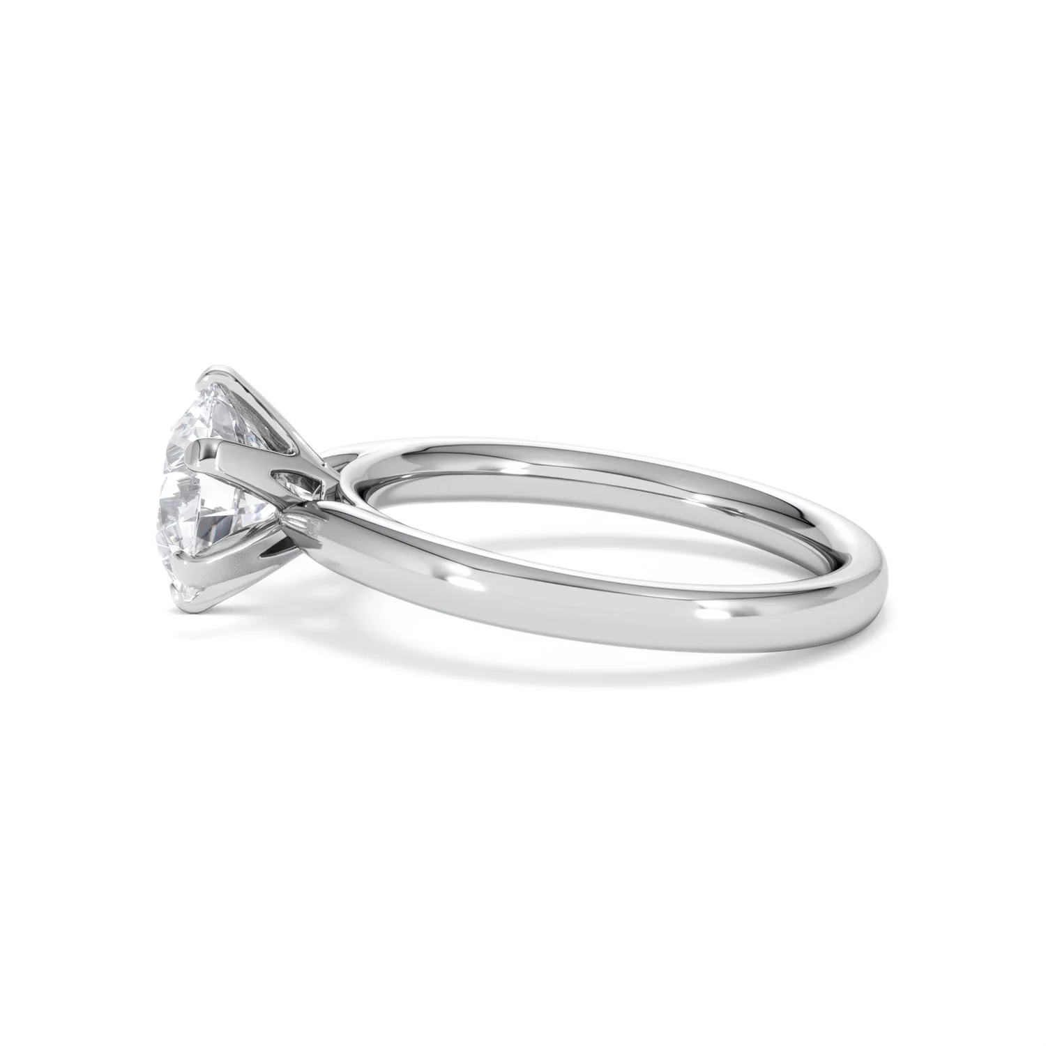 2 Carat Diamond Engagement Ring Low Set Chloe Lab F/VS1 18K White Gold - Image 68