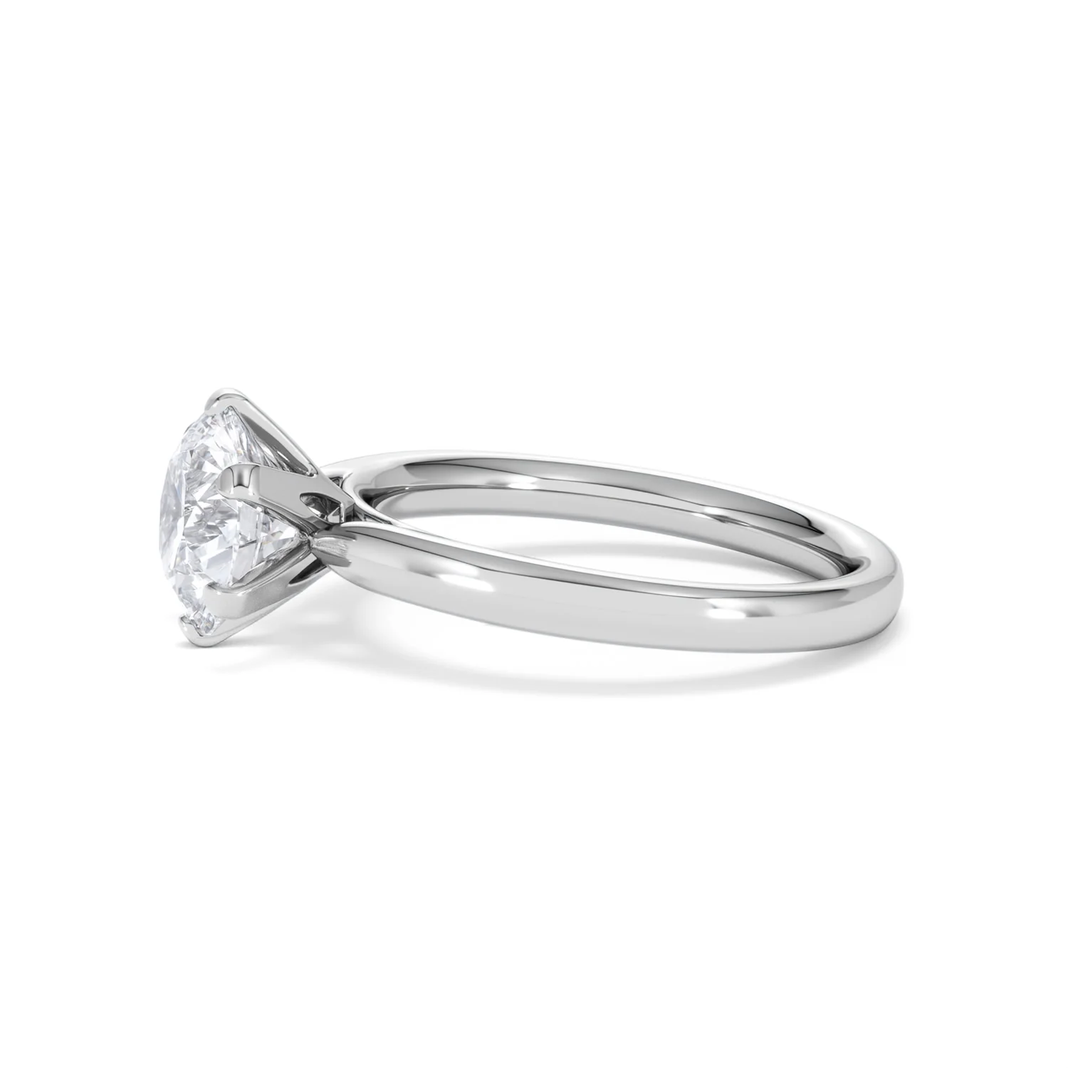 2 Carat Diamond Engagement Ring Low Set Chloe Lab F/VS1 18K White Gold - Image 71