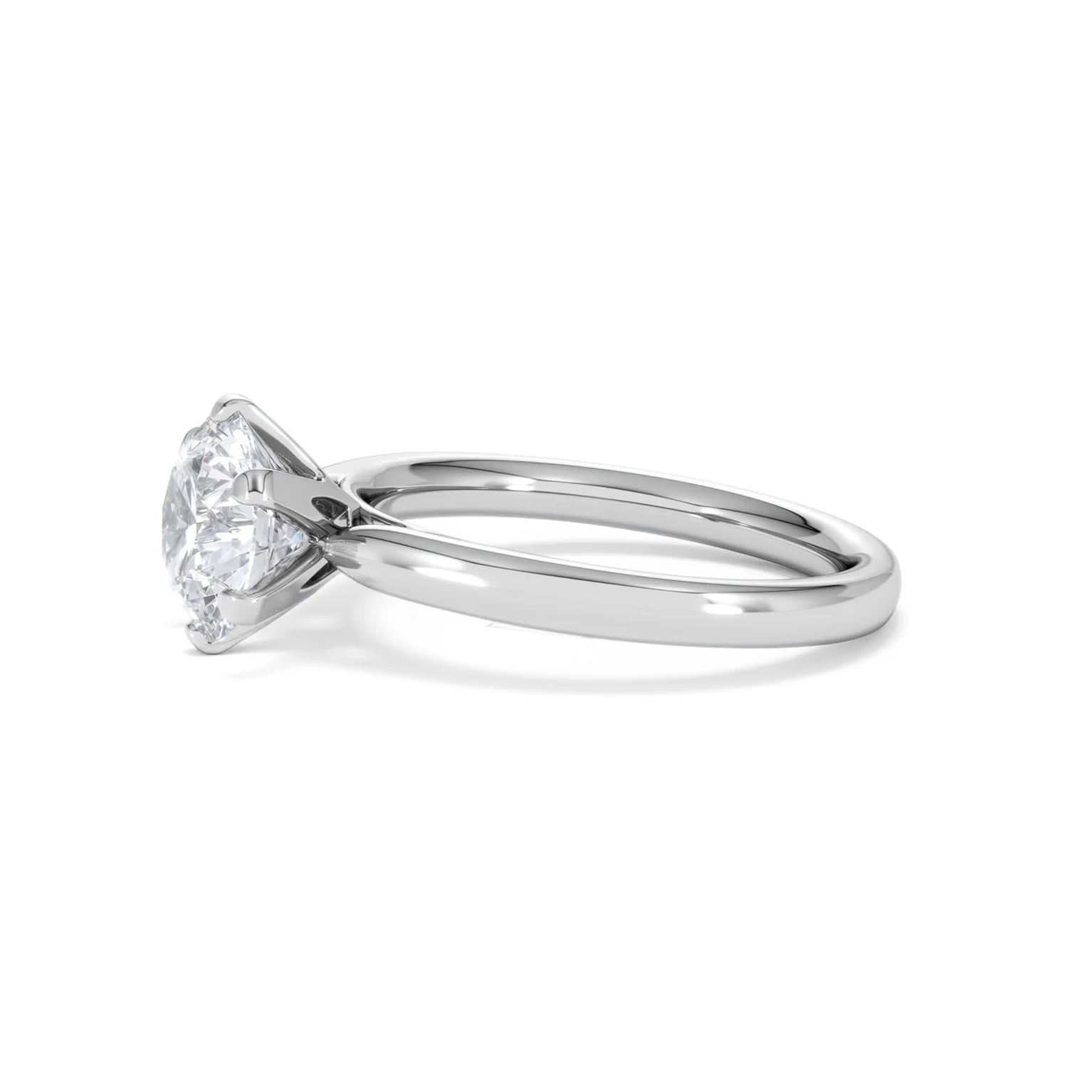 2 Carat Diamond Engagement Ring Low Set Chloe Lab F/VS1 18K White Gold - Image 72