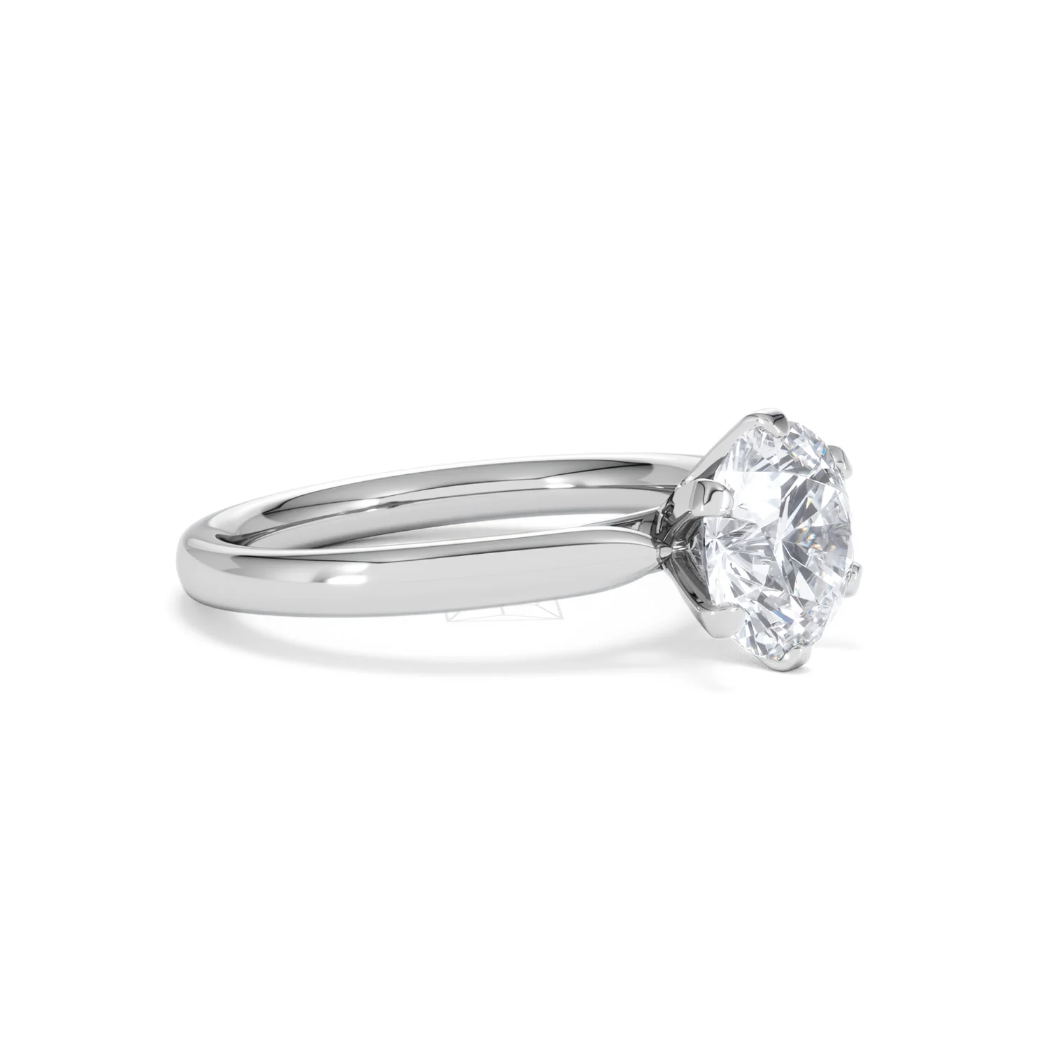 2 Carat Diamond Engagement Ring Low Set Chloe Lab F/VS1 Platinum - Image 19