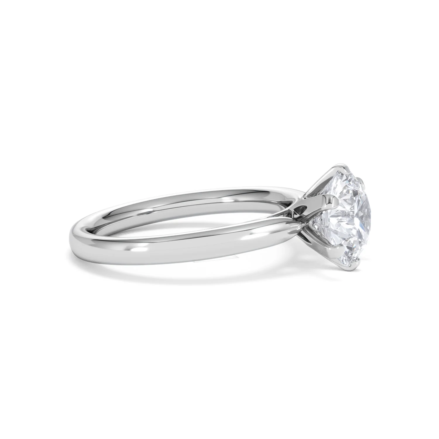 2 Carat Diamond Engagement Ring Low Set Chloe Lab F/VS1 Platinum - Image 23