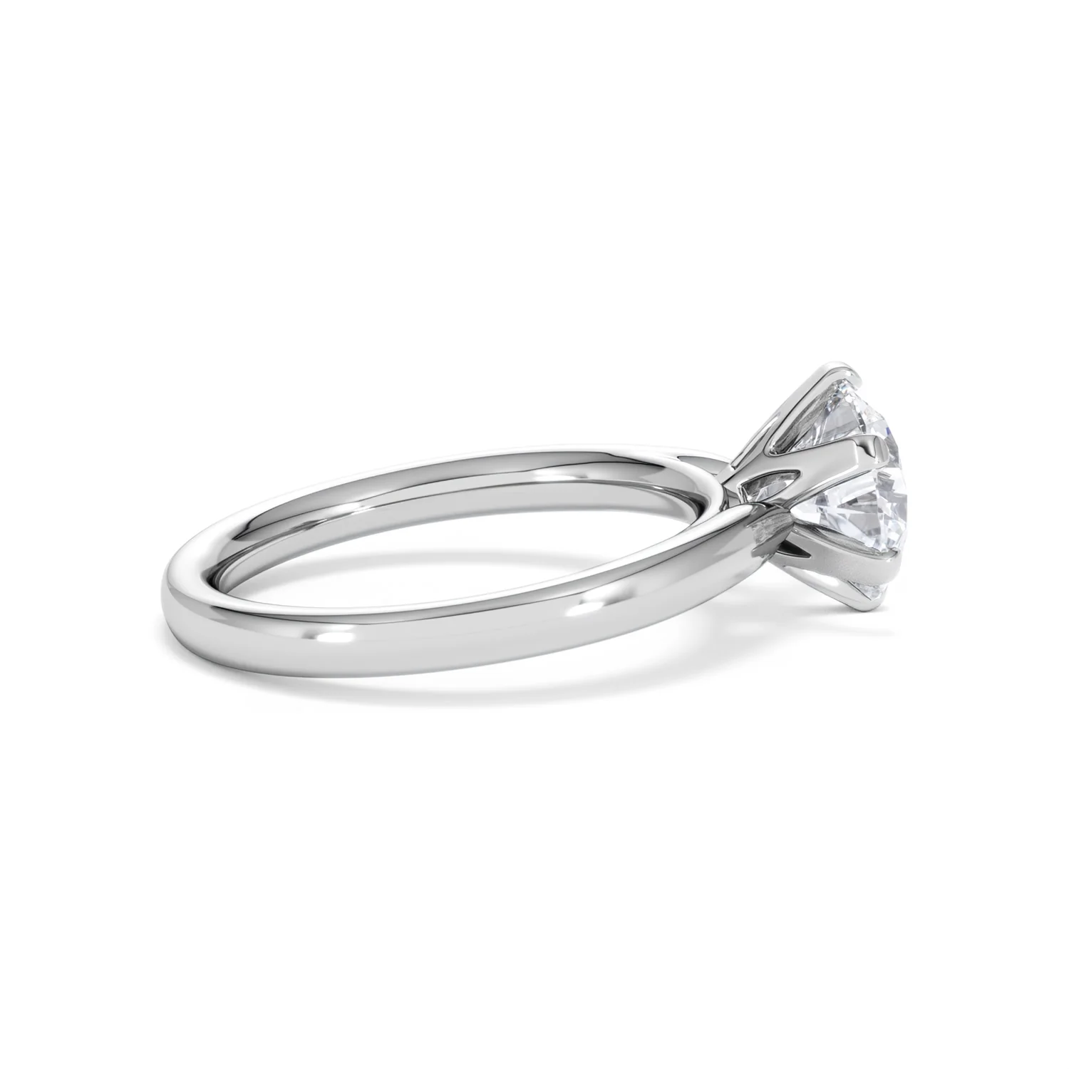 2 Carat Diamond Engagement Ring Low Set Chloe Lab F/VS1 Platinum - Image 30