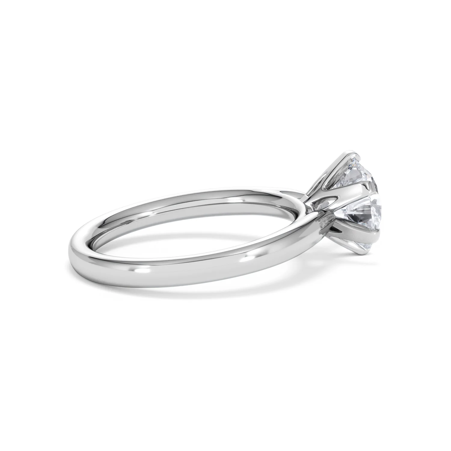 2 Carat Diamond Engagement Ring Low Set Chloe Lab F/VS1 Platinum - Image 31
