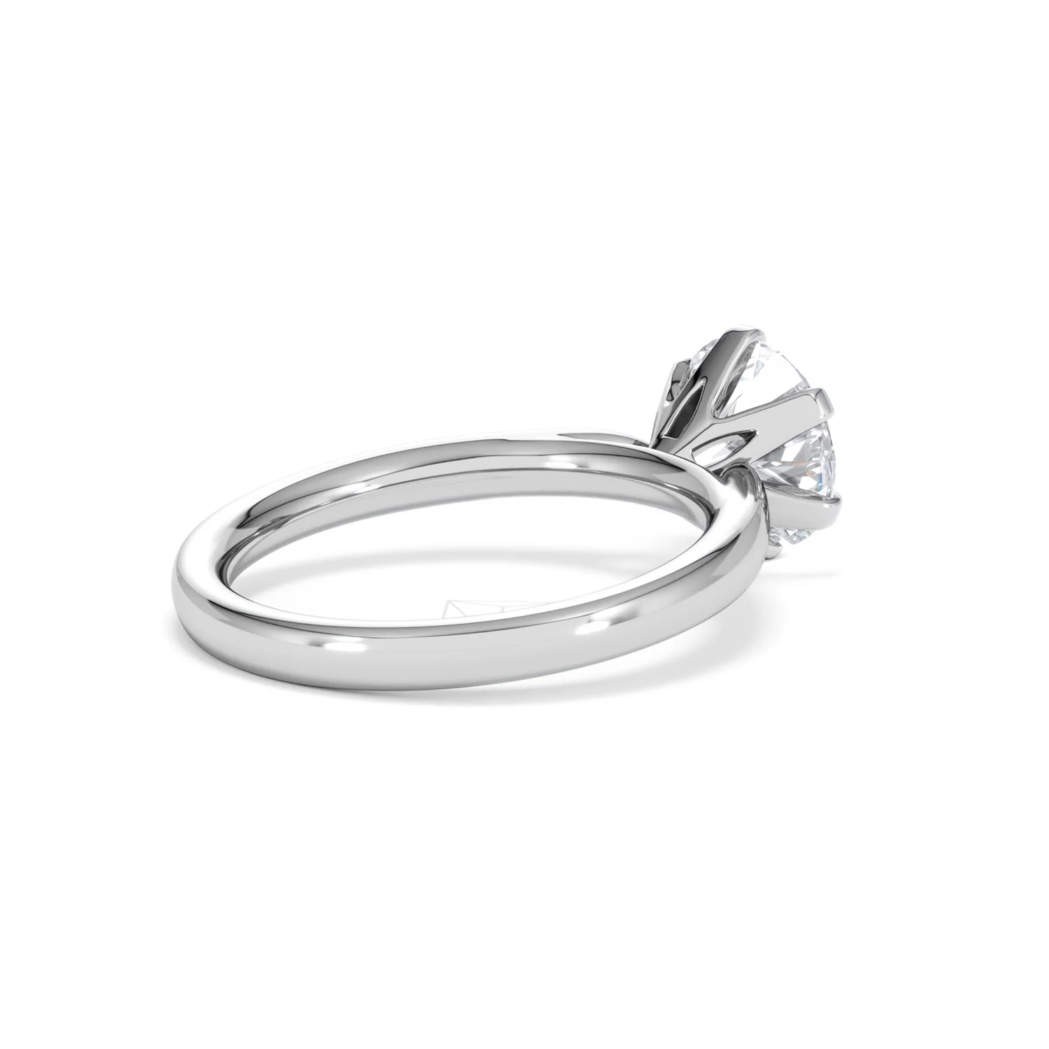 2 Carat Diamond Engagement Ring Low Set Chloe Lab F/VS1 Platinum - Image 37