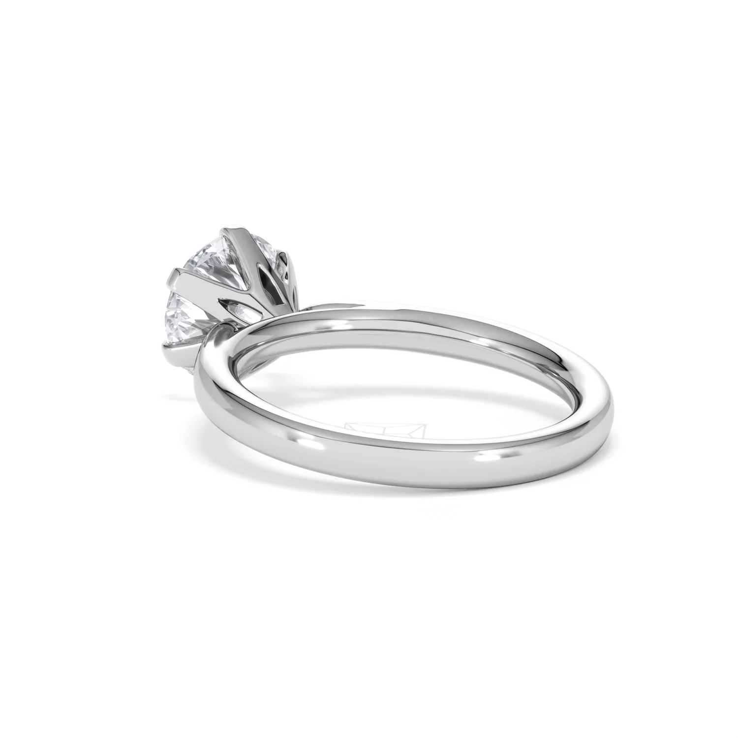 2 Carat Diamond Engagement Ring Low Set Chloe Lab F/VS1 Platinum - Image 57