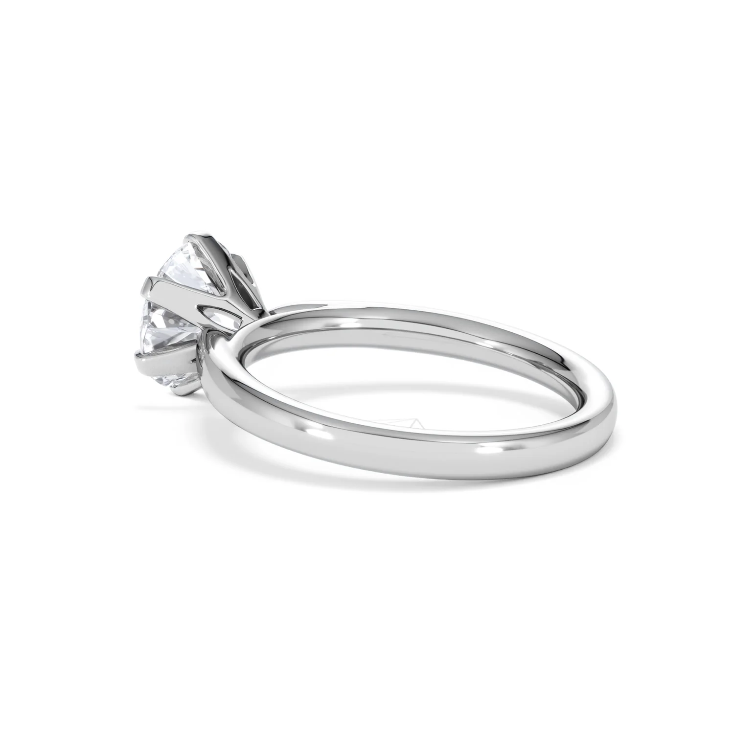 2 Carat Diamond Engagement Ring Low Set Chloe Lab F/VS1 Platinum - Image 60