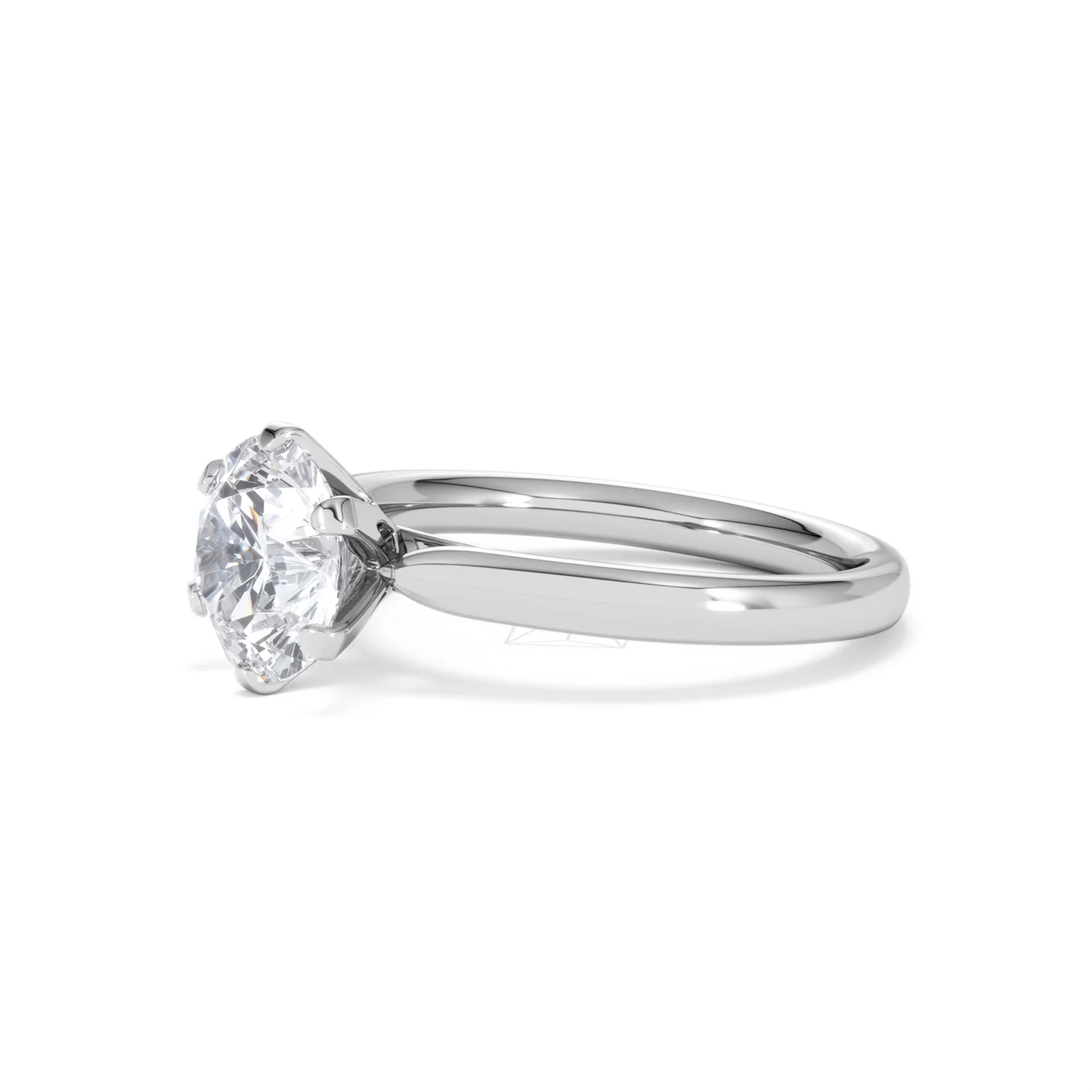 2 Carat Diamond Engagement Ring Low Set Chloe Lab F/VS1 Platinum - Image 76