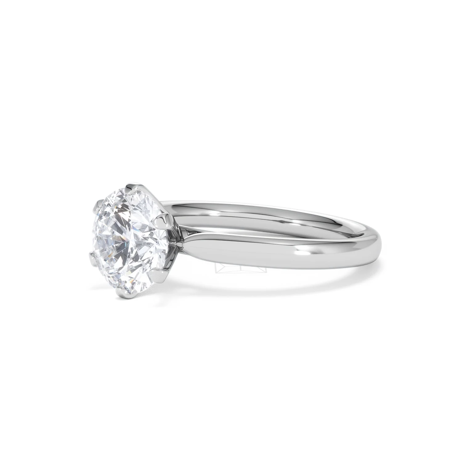 2 Carat Diamond Engagement Ring Low Set Chloe Lab F/VS1 Platinum - Image 78