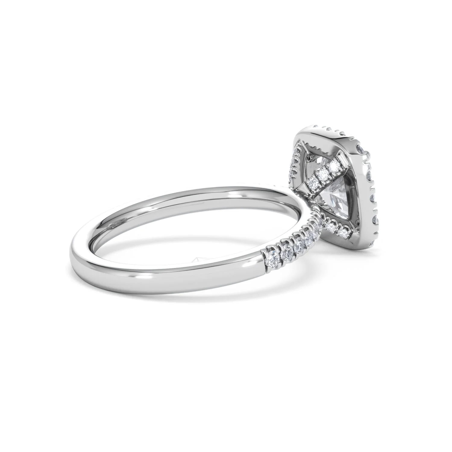 2.05ct Beatrice Lab Diamond Halo Engagement Ring 18K White Gold F/VS1 - Image 35