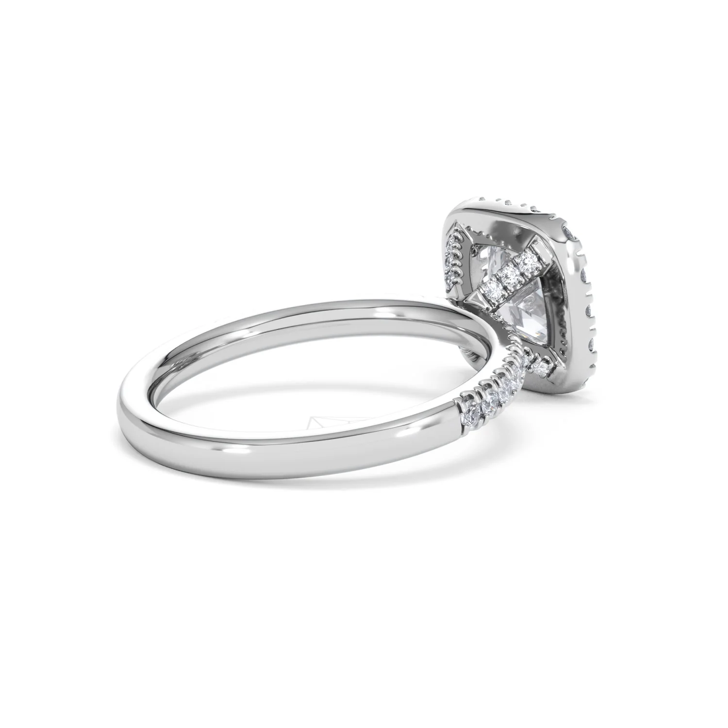 2.05ct Beatrice Lab Diamond Halo Engagement Ring 18K White Gold F/VS1 - Image 37