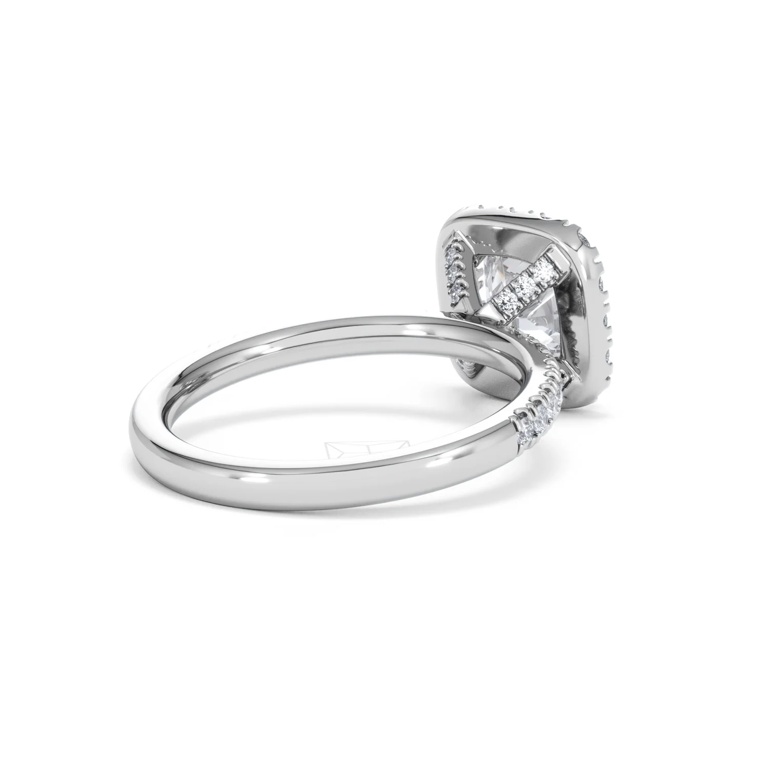2.05ct Beatrice Lab Diamond Halo Engagement Ring 18K White Gold F/VS1 - Image 39