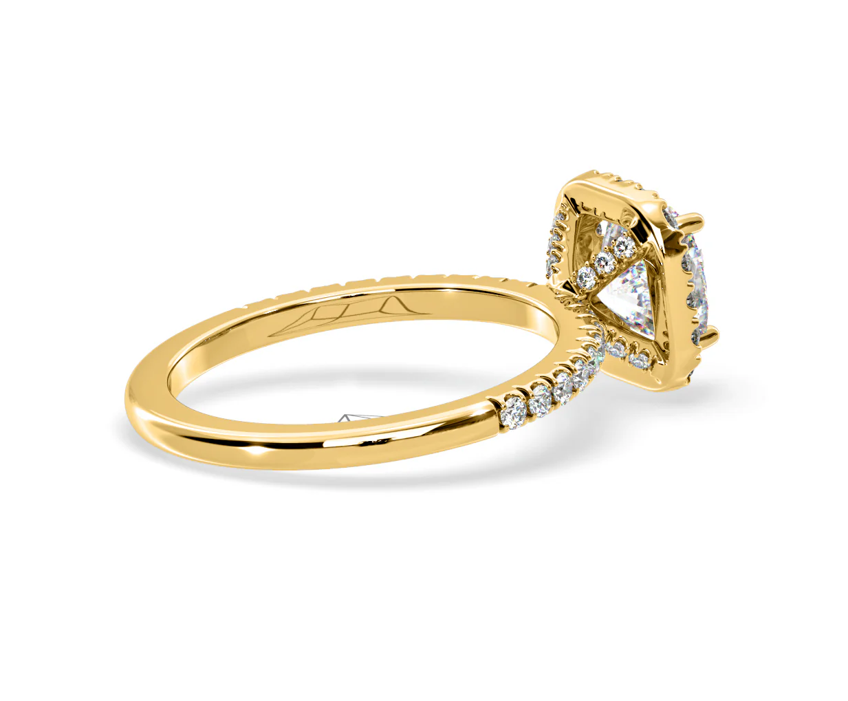 2.05ct Beatrice Lab Diamond Halo Engagement Ring in 18K Gold F/VS1 - Image 140
