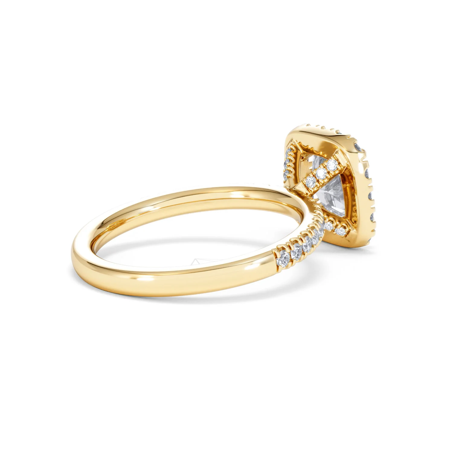2.05ct Beatrice Lab Diamond Halo Engagement Ring in 18K Gold F/VS1 - Image 36