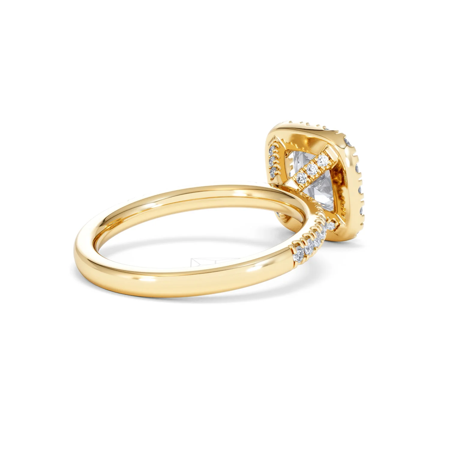 2.05ct Beatrice Lab Diamond Halo Engagement Ring in 18K Gold F/VS1 - Image 38