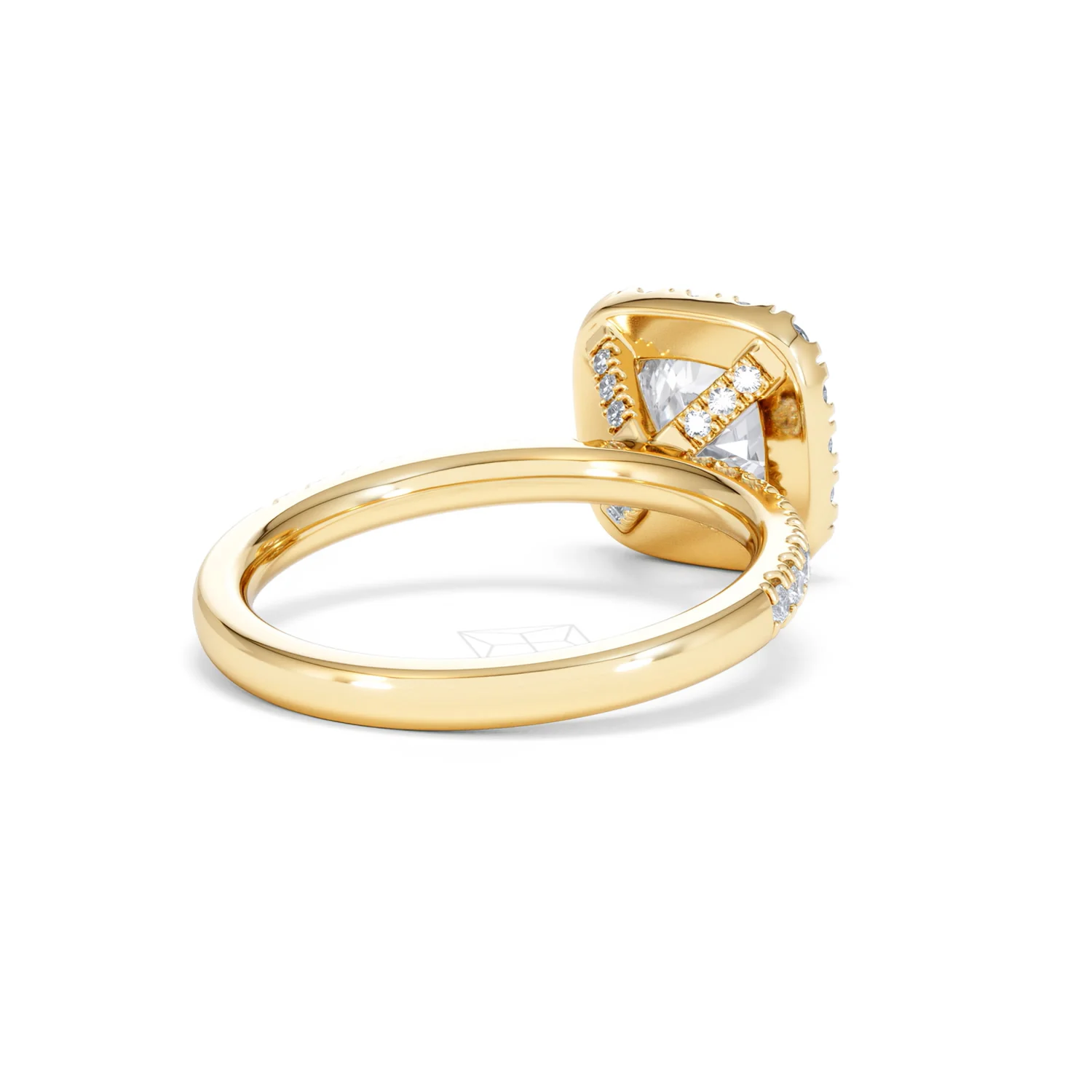 2.05ct Beatrice Lab Diamond Halo Engagement Ring in 18K Gold F/VS1 - Image 41