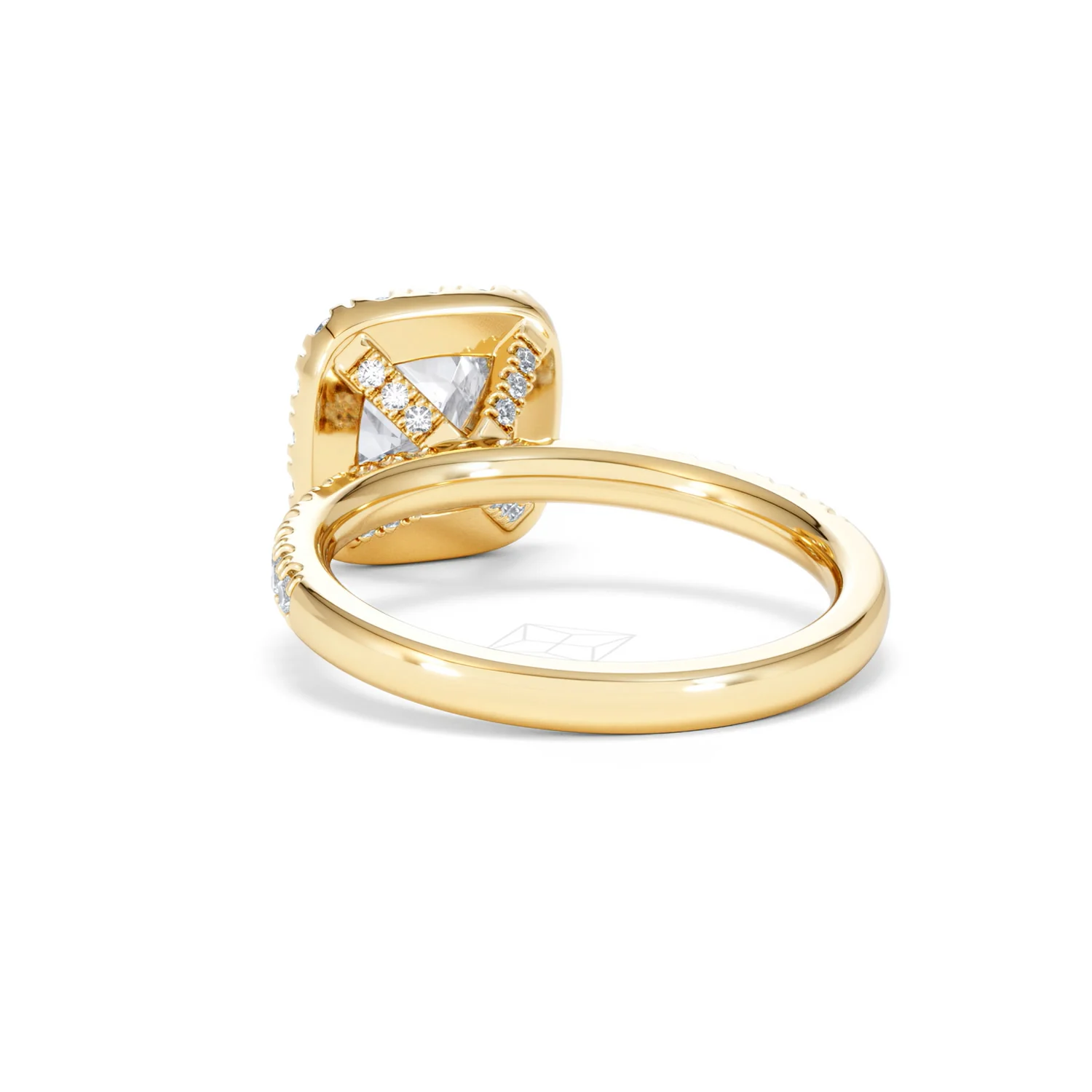 2.05ct Beatrice Lab Diamond Halo Engagement Ring in 18K Gold F/VS1 - Image 53