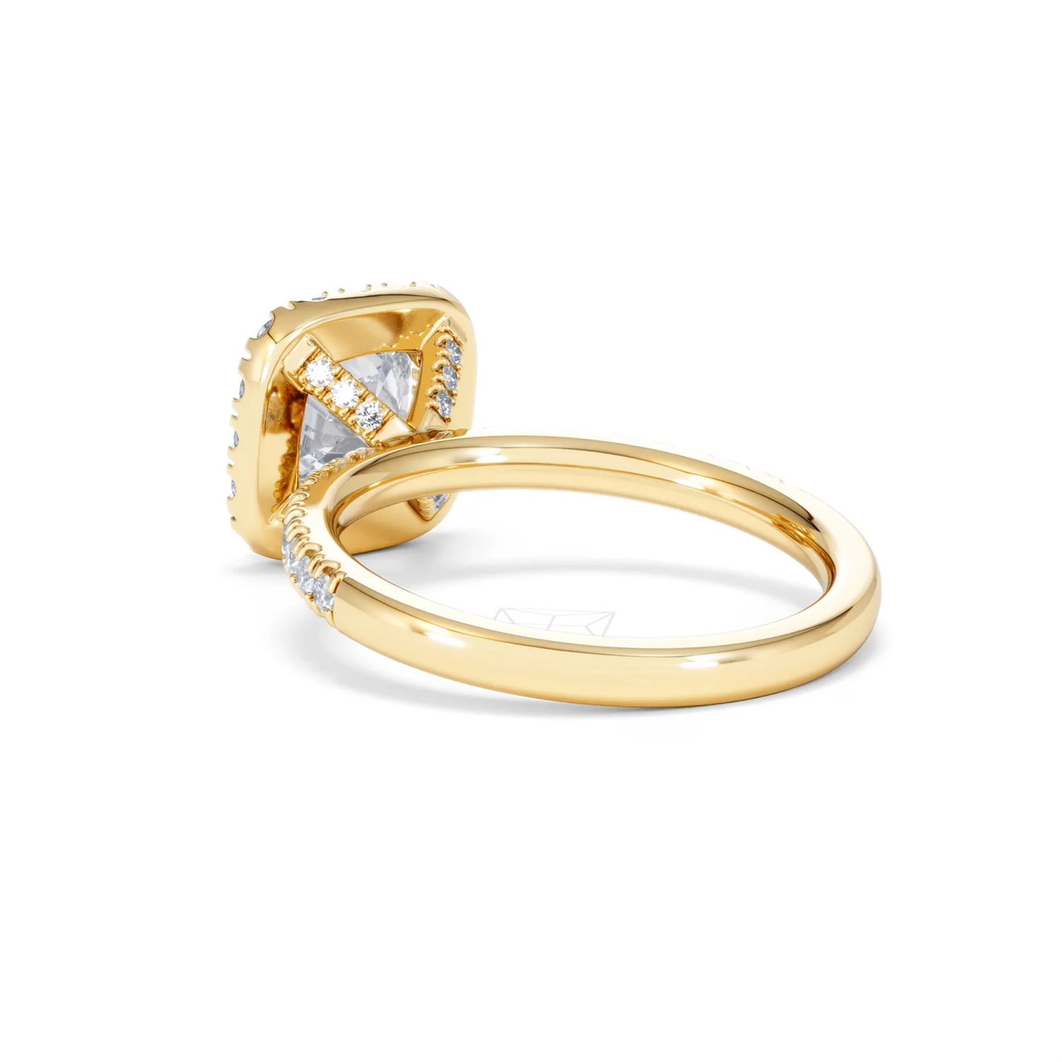 2.05ct Beatrice Lab Diamond Halo Engagement Ring in 18K Gold F/VS1 - Image 56