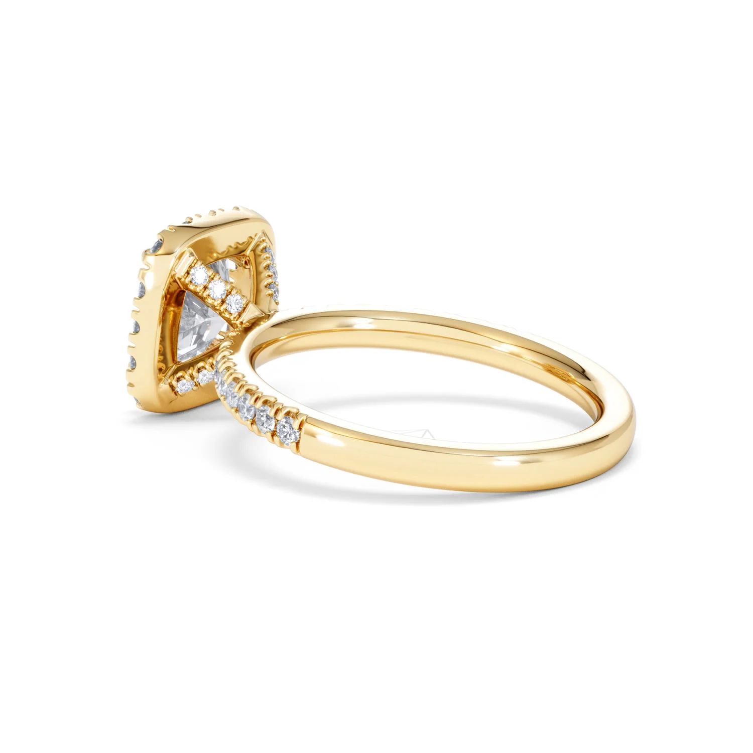 2.05ct Beatrice Lab Diamond Halo Engagement Ring in 18K Gold F/VS1 - Image 60