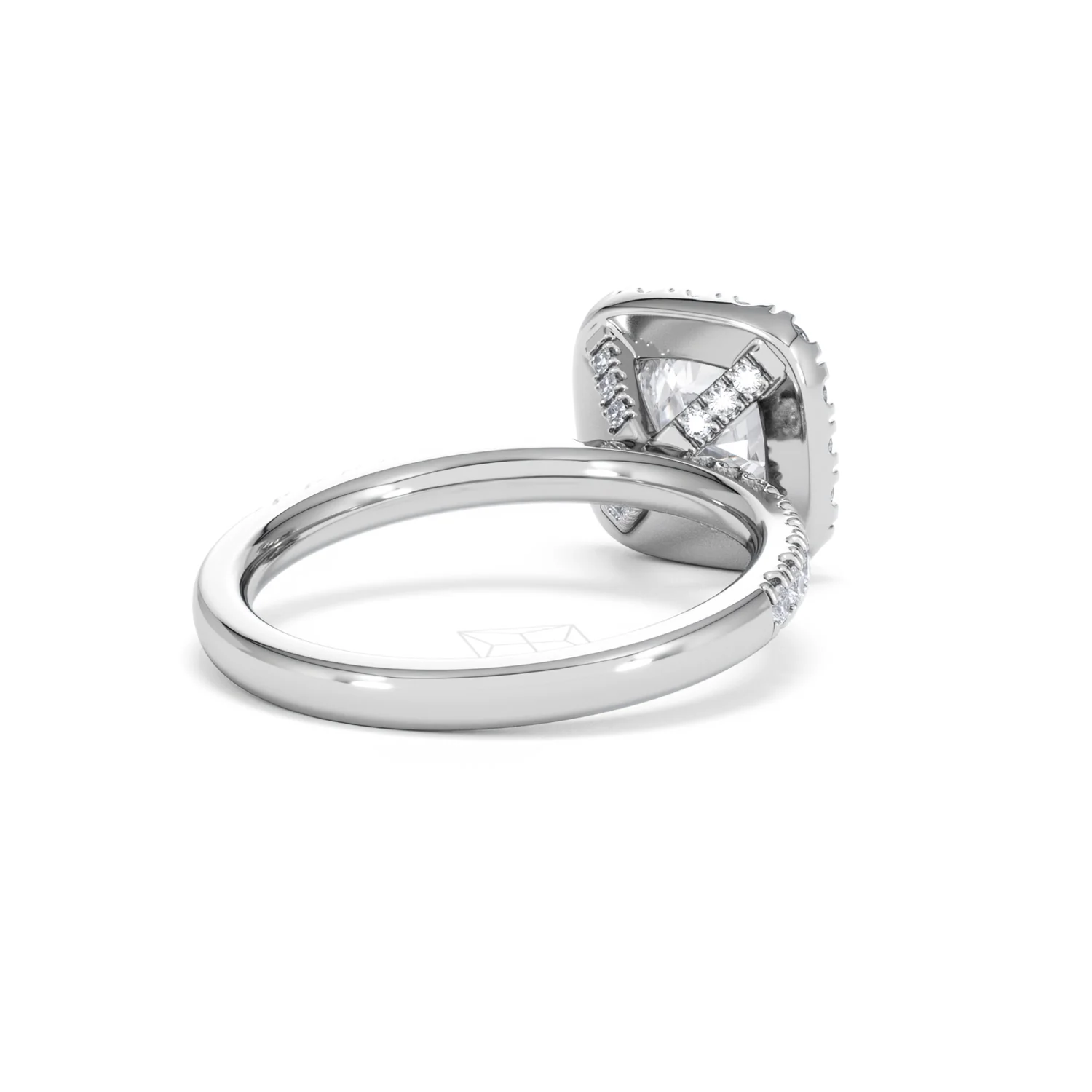2.05ct Beatrice Lab Diamond Halo Engagement Ring in Platinum F/VS1 - Image 41