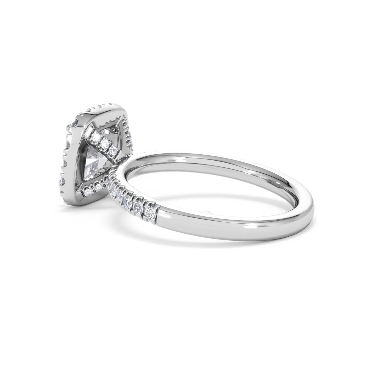 2.05ct Beatrice Lab Diamond Halo Engagement Ring in Platinum F/VS1 - Image 61
