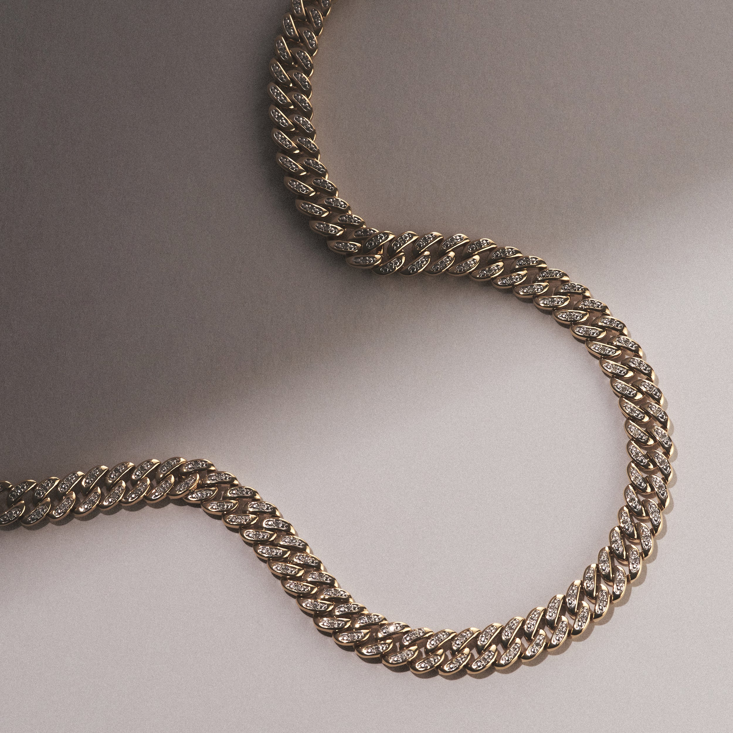 21 Inch Havana Cuban Lab Diamond Necklace 1.20ct Set in 18K Gold Vermeil - Image 7