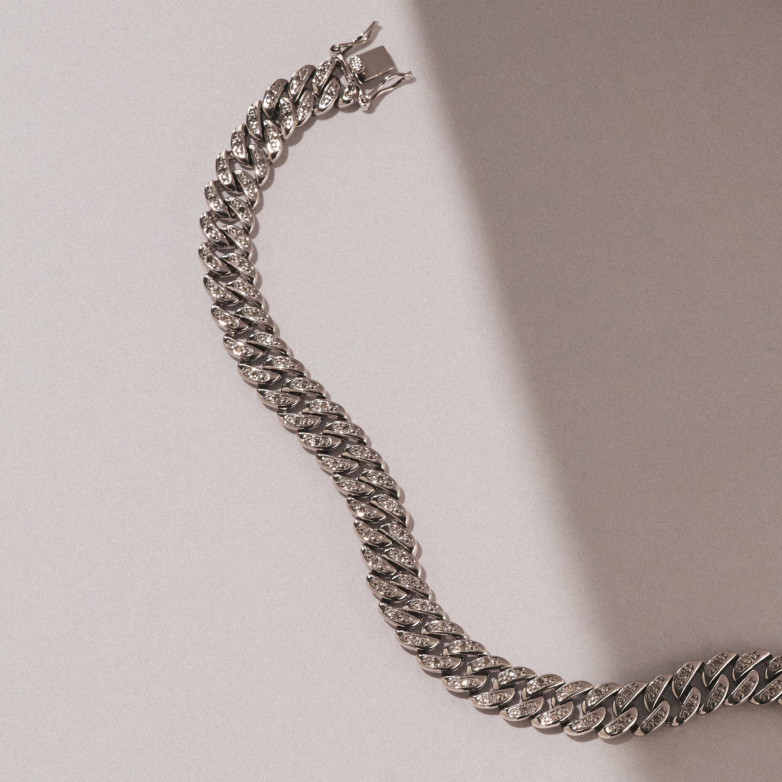21 Inch Havana Cuban Lab Diamond Necklace 1.20ct Set in 925 Silver - Image 8