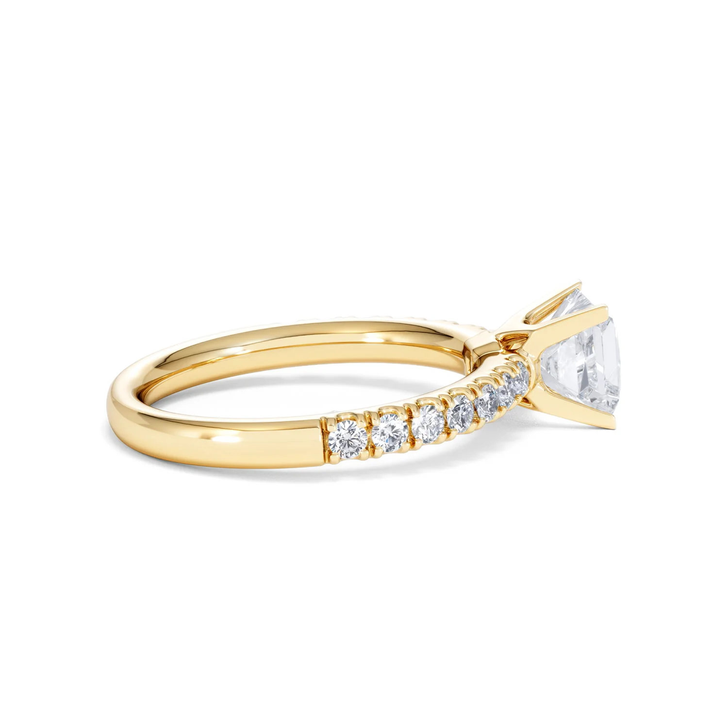 2.10ct Katerina Lab Princess Diamond Engagement Ring 18K Gold F/VS1 - Image 110