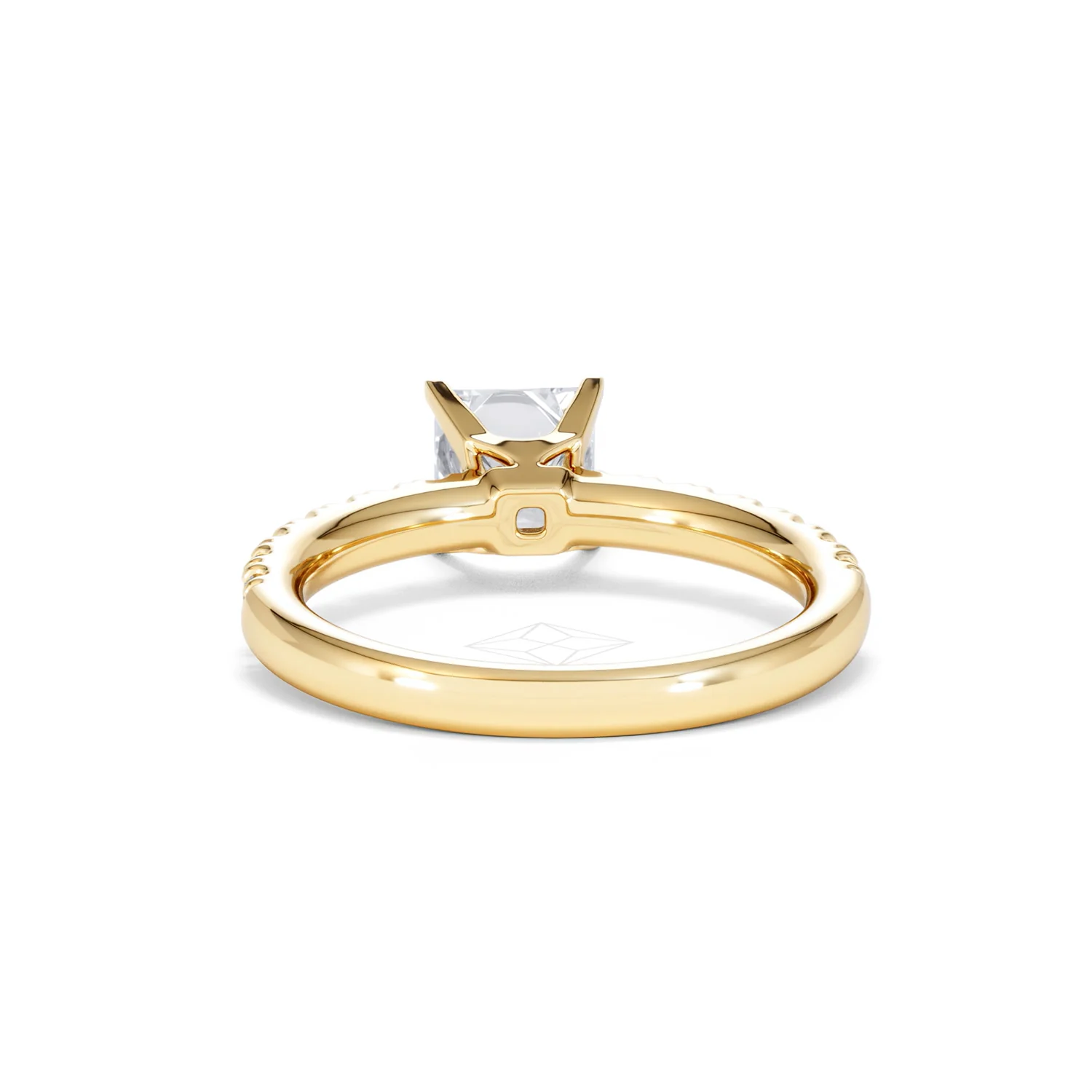 2.10ct Katerina Lab Princess Diamond Engagement Ring 18K Gold F/VS1 - Image 129
