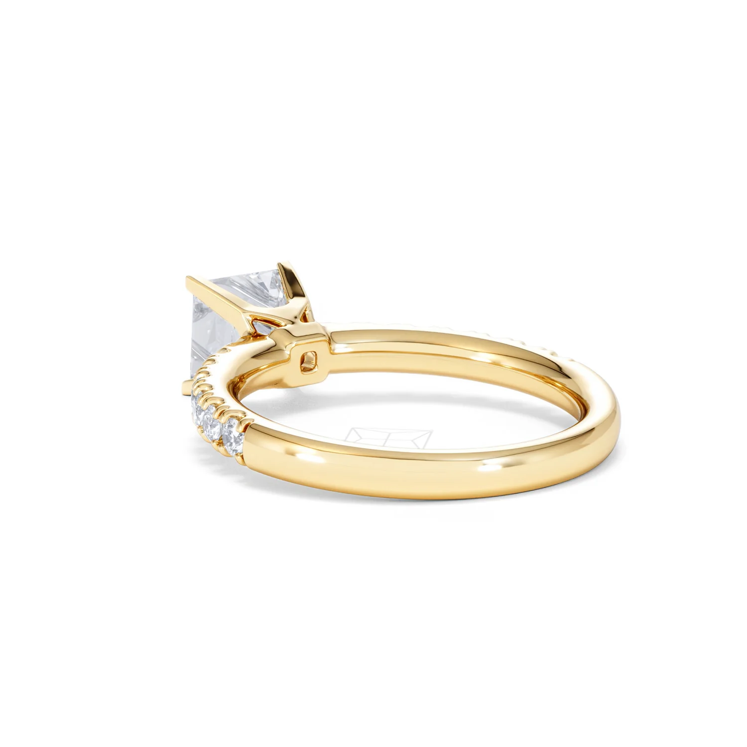 2.10ct Katerina Lab Princess Diamond Engagement Ring 18K Gold F/VS1 - Image 136