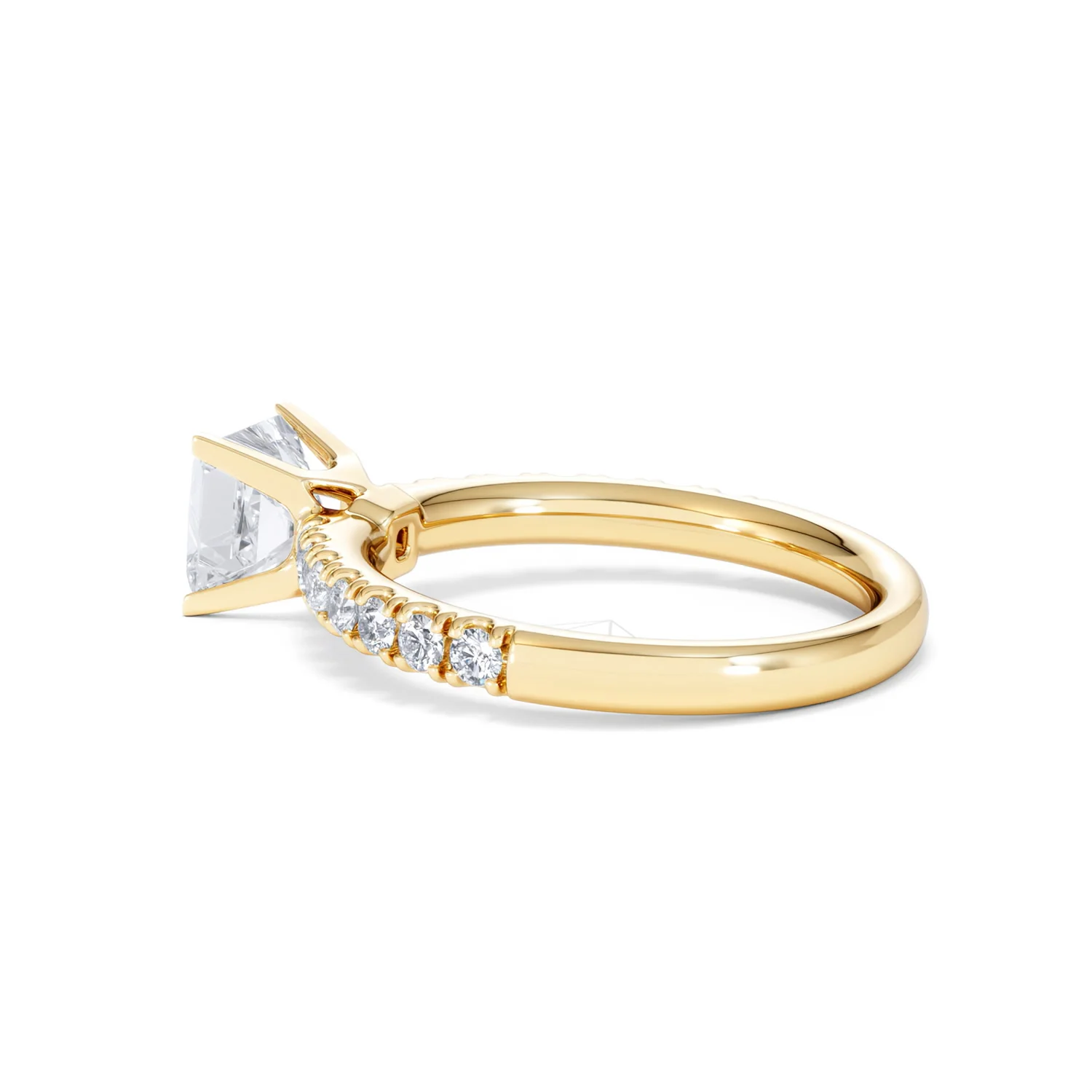 2.10ct Katerina Lab Princess Diamond Engagement Ring 18K Gold F/VS1 - Image 142
