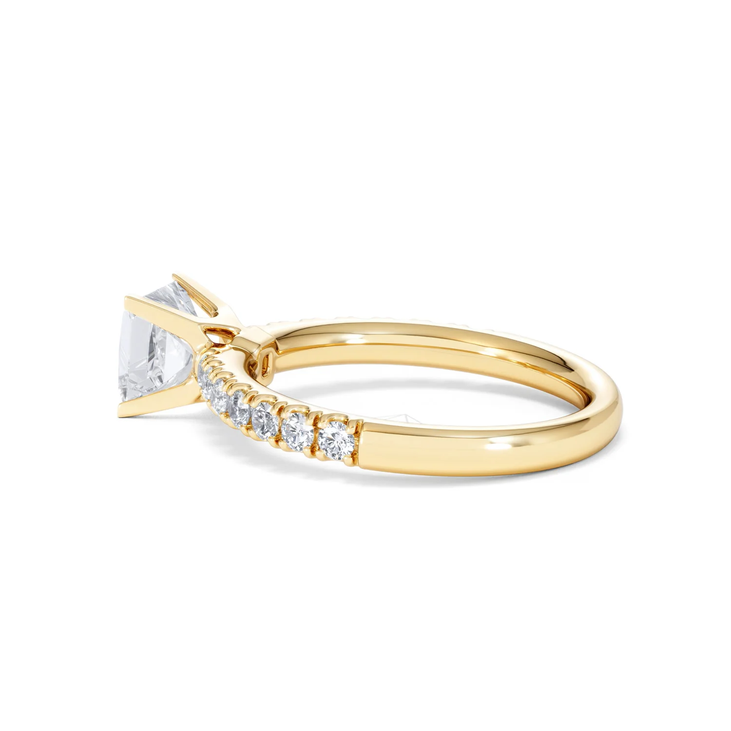 2.10ct Katerina Lab Princess Diamond Engagement Ring 18K Gold F/VS1 - Image 143