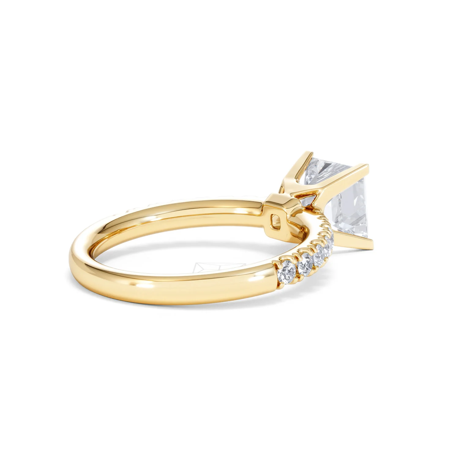 2.10ct Katerina Lab Princess Diamond Engagement Ring 18K Gold F/VS1 - Image 41