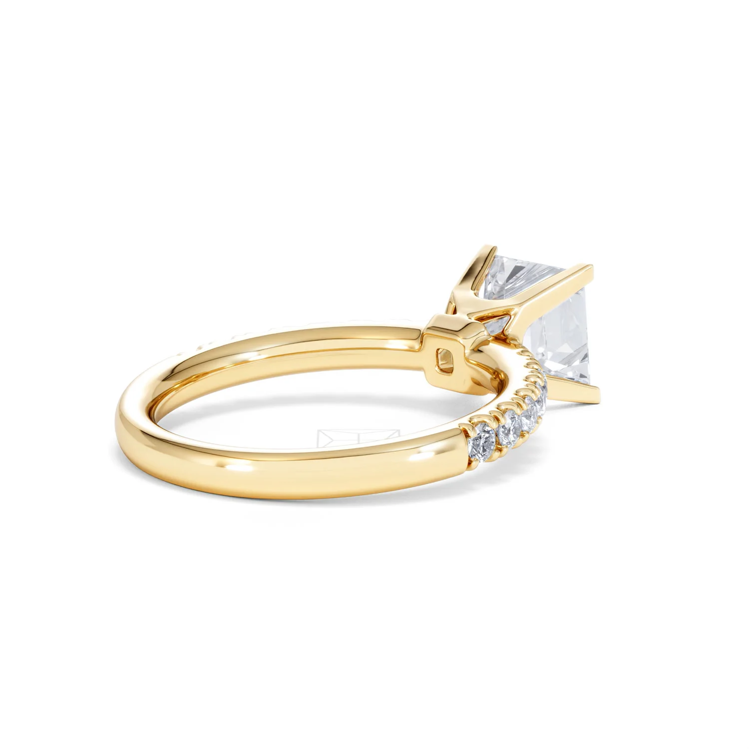 2.10ct Katerina Lab Princess Diamond Engagement Ring 18K Gold F/VS1 - Image 42