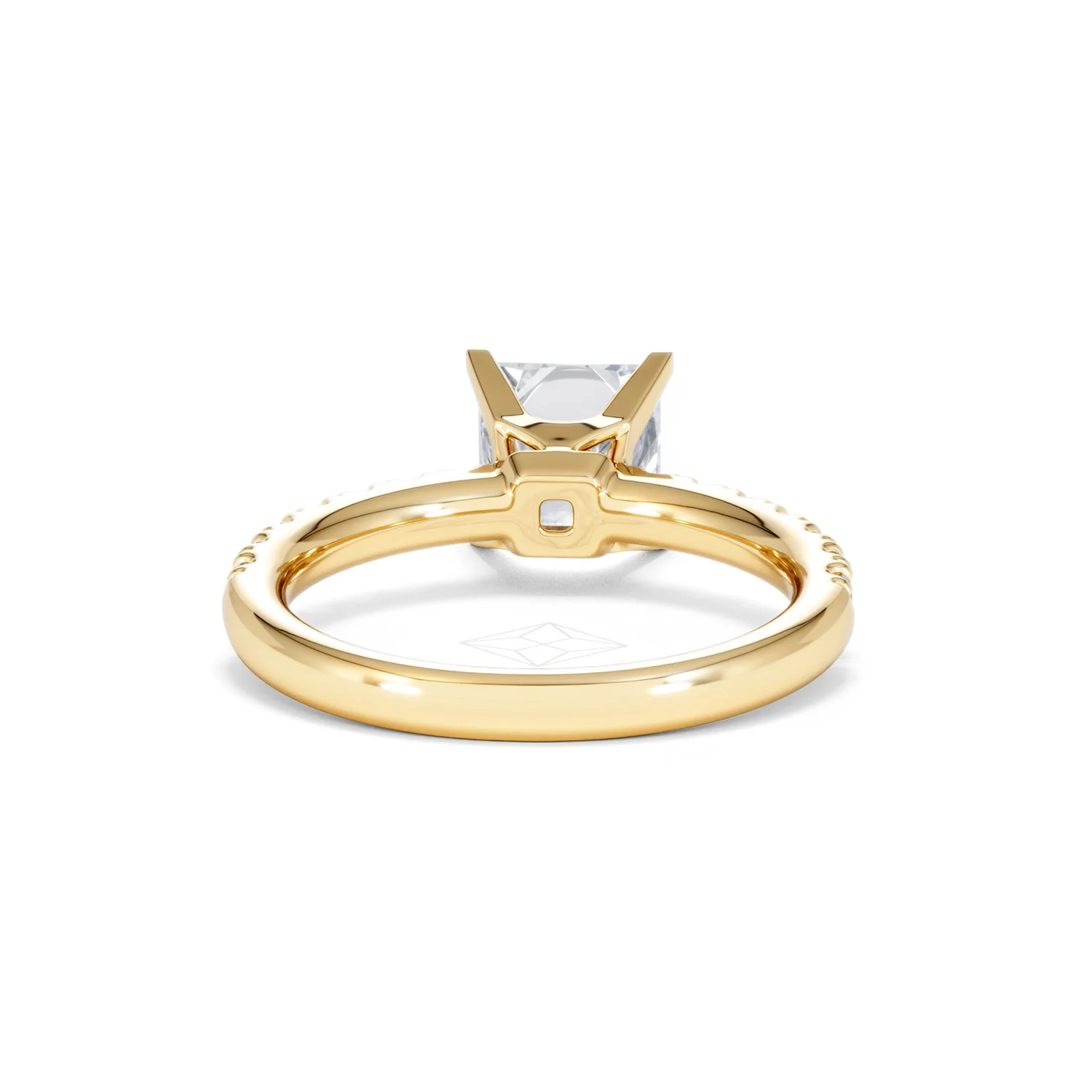 2.10ct Katerina Lab Princess Diamond Engagement Ring 18K Gold F/VS1 - Image 51