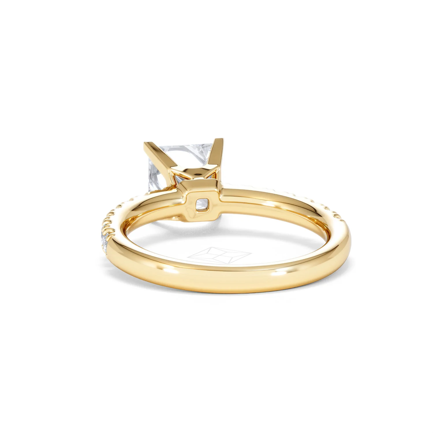 2.10ct Katerina Lab Princess Diamond Engagement Ring 18K Gold F/VS1 - Image 55