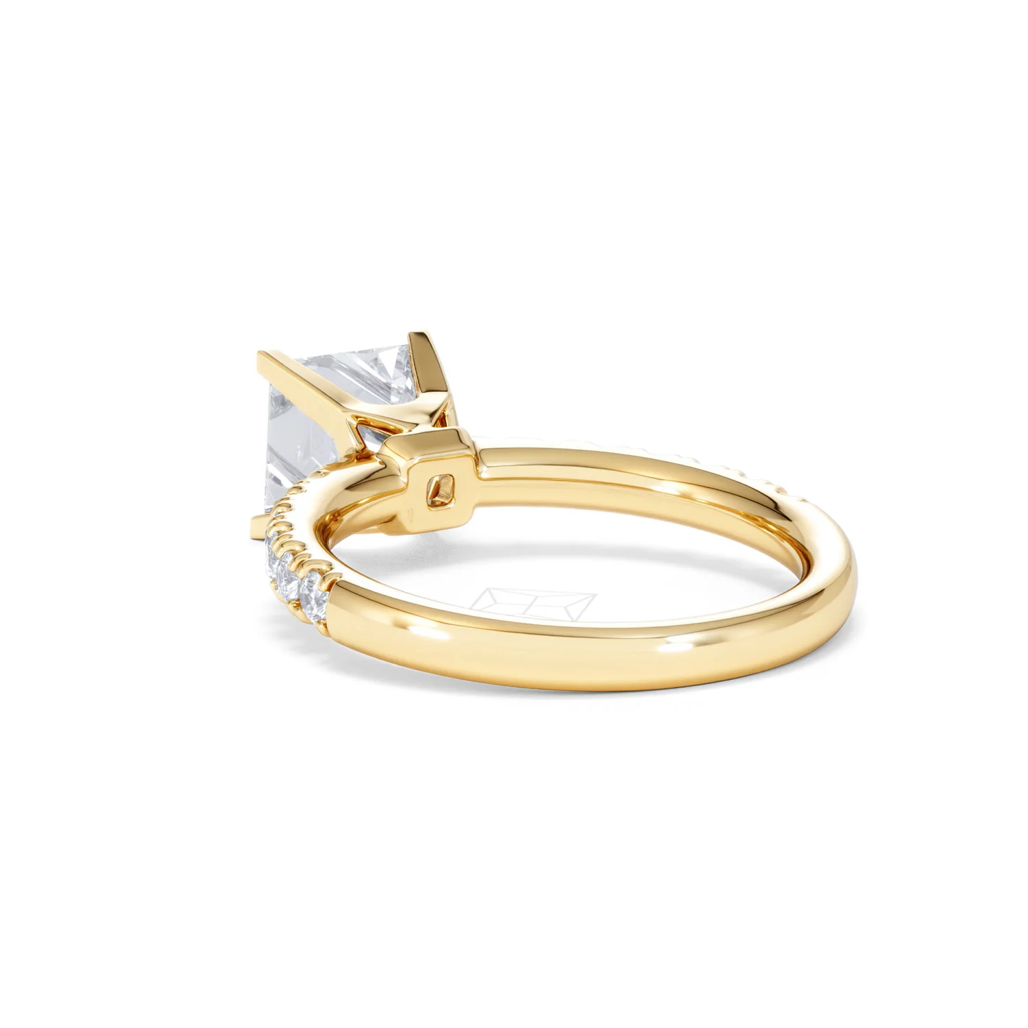 2.10ct Katerina Lab Princess Diamond Engagement Ring 18K Gold F/VS1 - Image 59