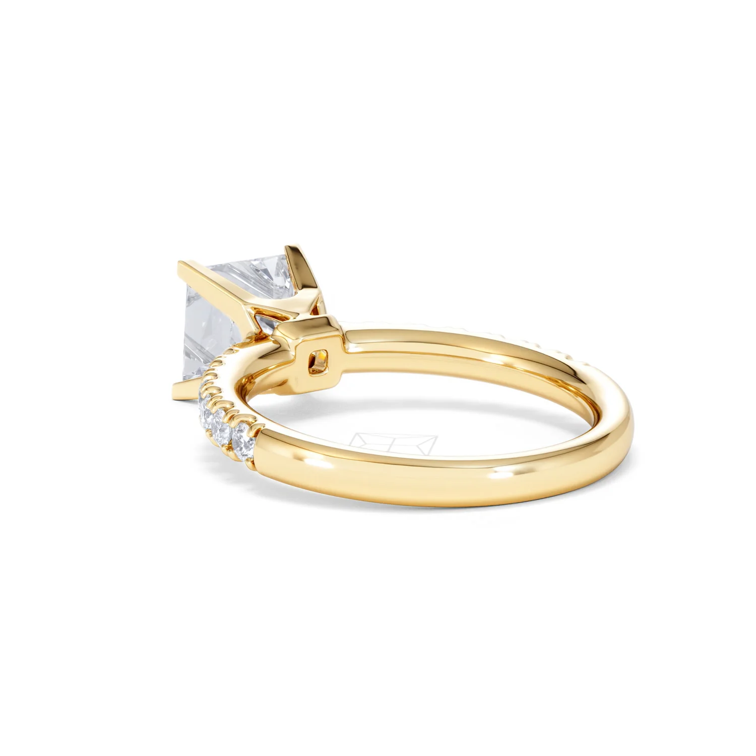 2.10ct Katerina Lab Princess Diamond Engagement Ring 18K Gold F/VS1 - Image 60