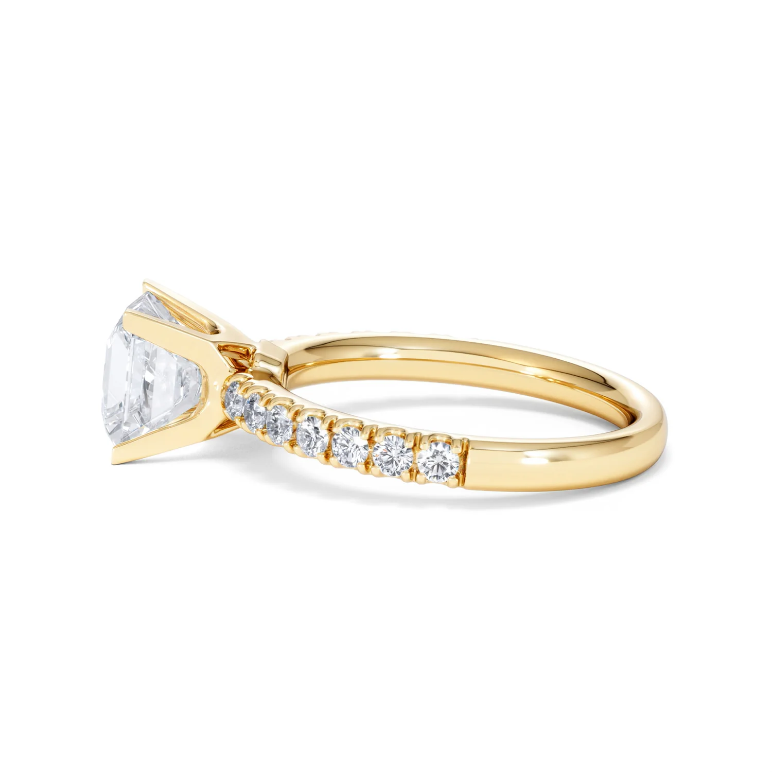 2.10ct Katerina Lab Princess Diamond Engagement Ring 18K Gold F/VS1 - Image 71