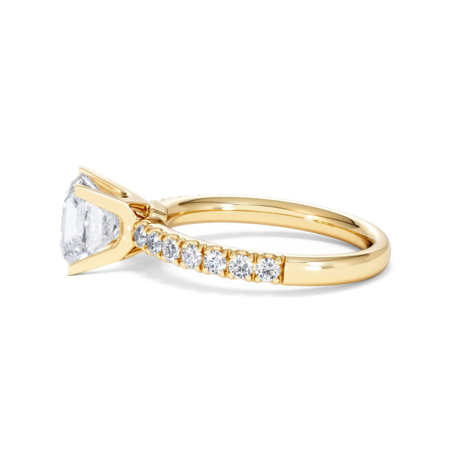 2.10ct Katerina Lab Princess Diamond Engagement Ring 18K Gold F/VS1 - Image 72