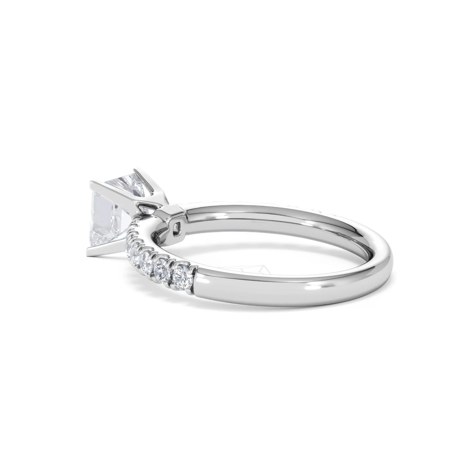 2.10ct Katerina Lab Princess Diamond Engagement Ring 18KW Gold F/VS1 - Image 140