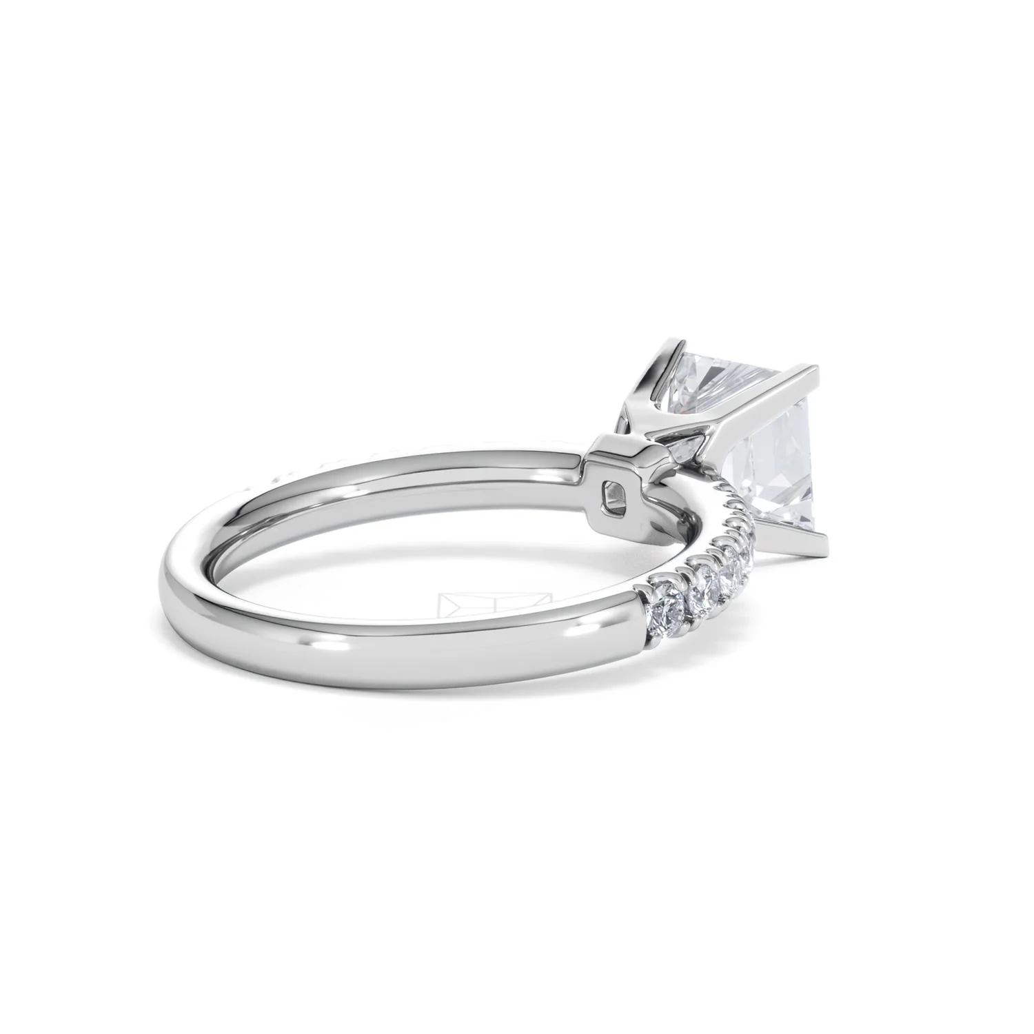 2.10ct Katerina Lab Princess Diamond Engagement Ring 18KW Gold F/VS1 - Image 42