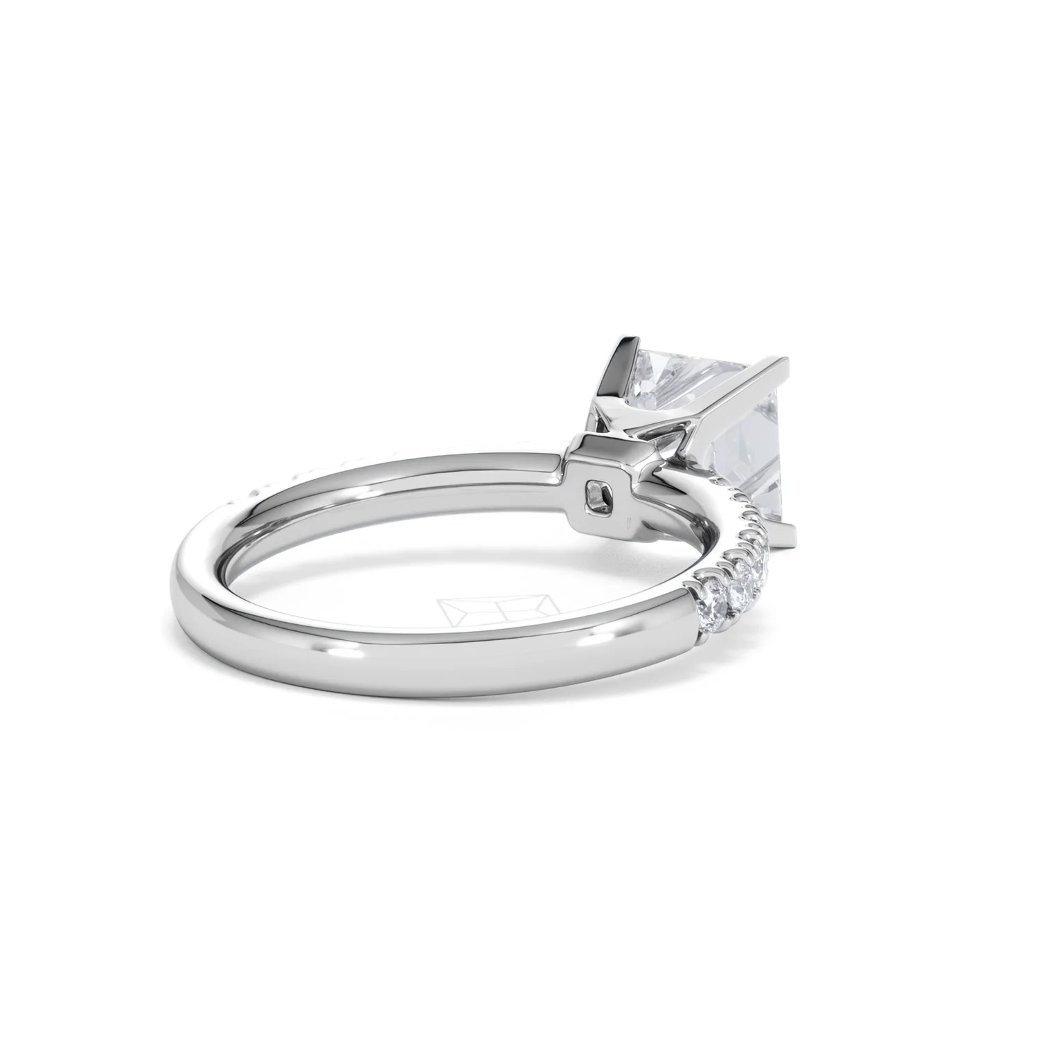 2.10ct Katerina Lab Princess Diamond Engagement Ring 18KW Gold F/VS1 - Image 44