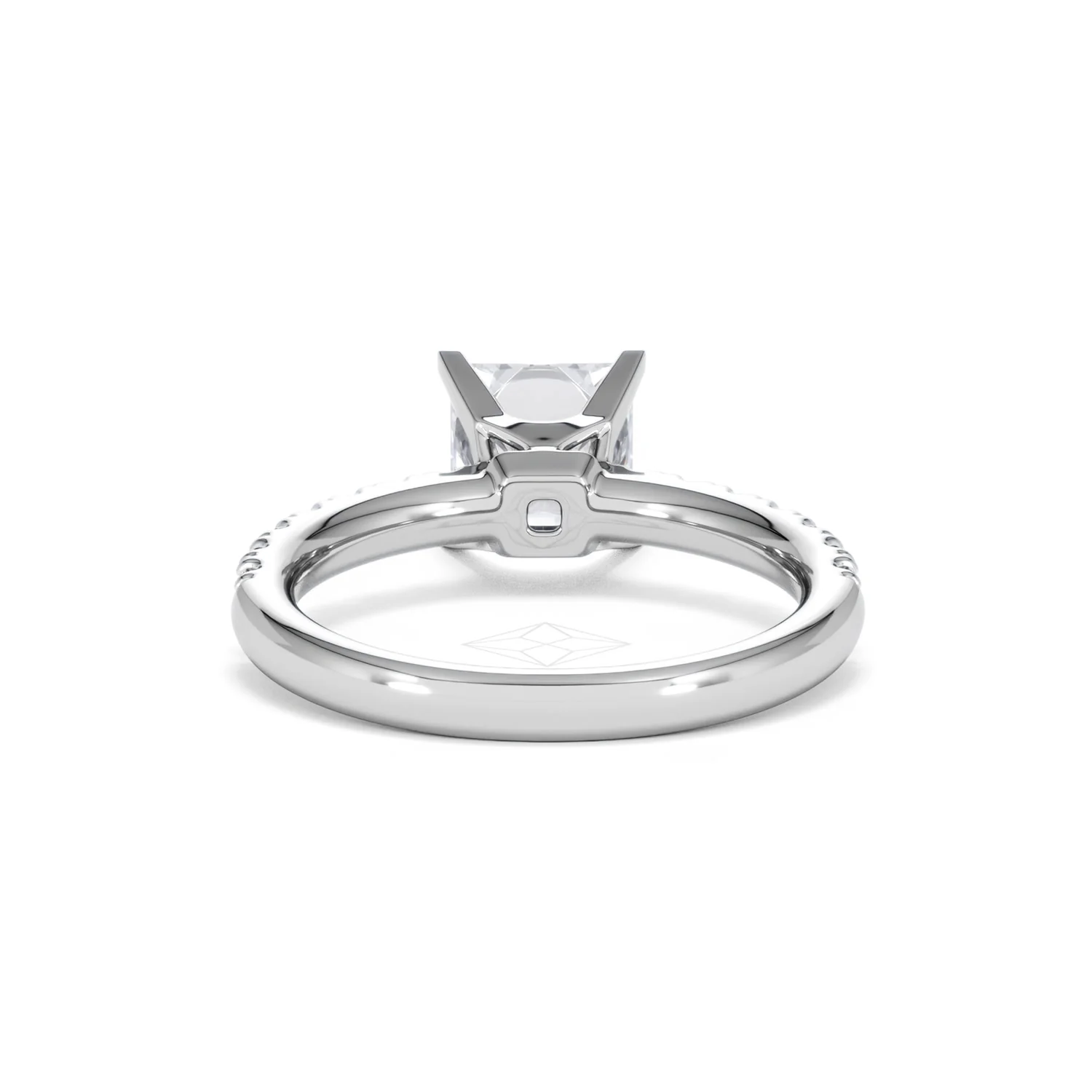 2.10ct Katerina Lab Princess Diamond Engagement Ring 18KW Gold F/VS1 - Image 52