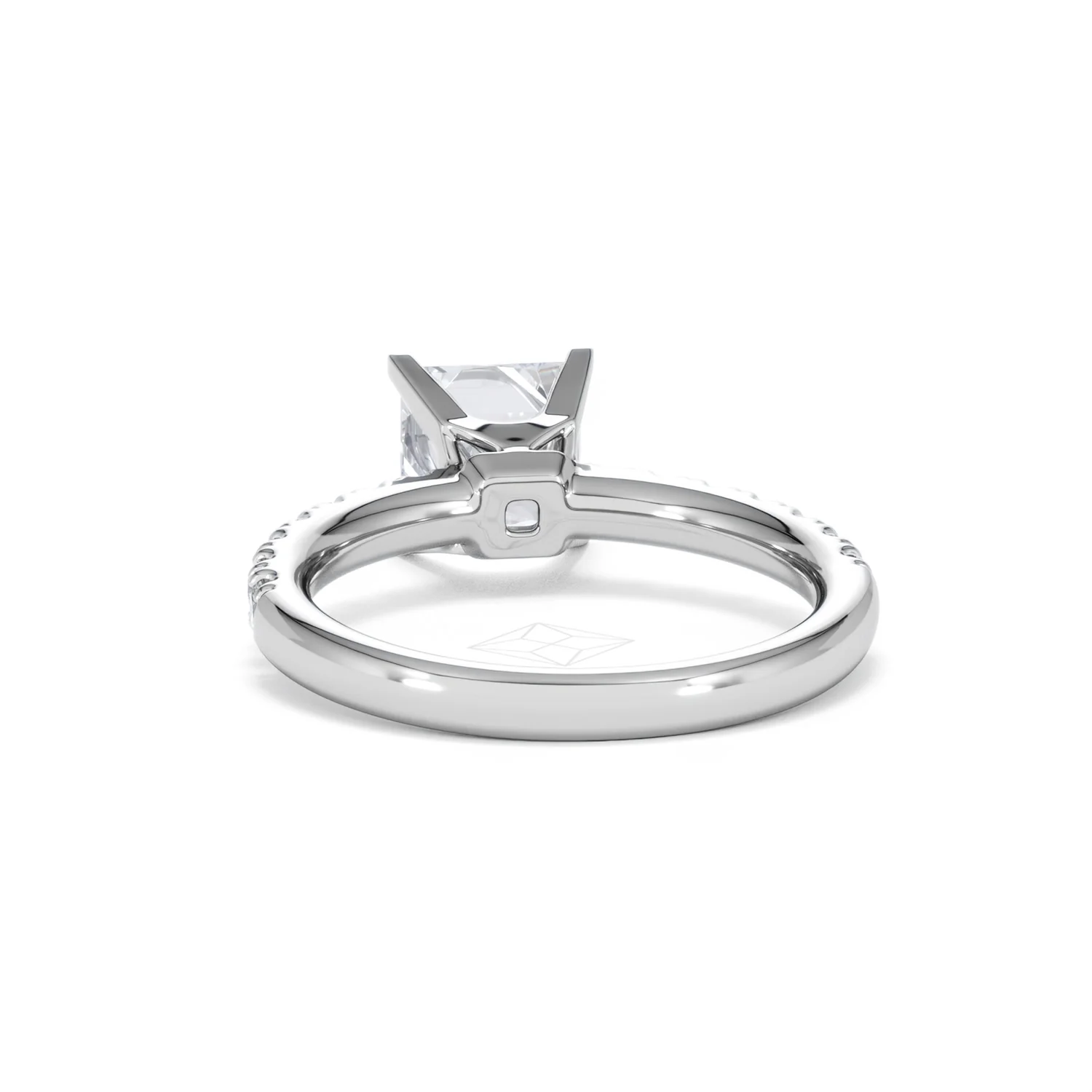 2.10ct Katerina Lab Princess Diamond Engagement Ring 18KW Gold F/VS1 - Image 54
