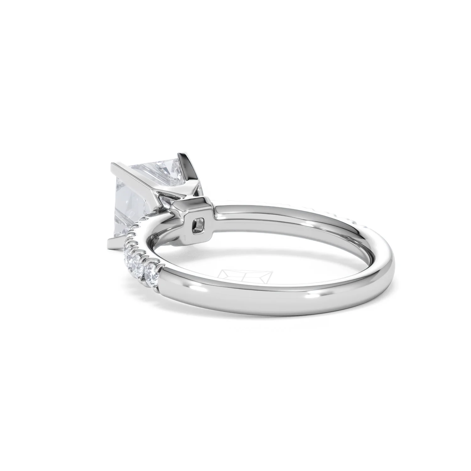2.10ct Katerina Lab Princess Diamond Engagement Ring 18KW Gold F/VS1 - Image 60