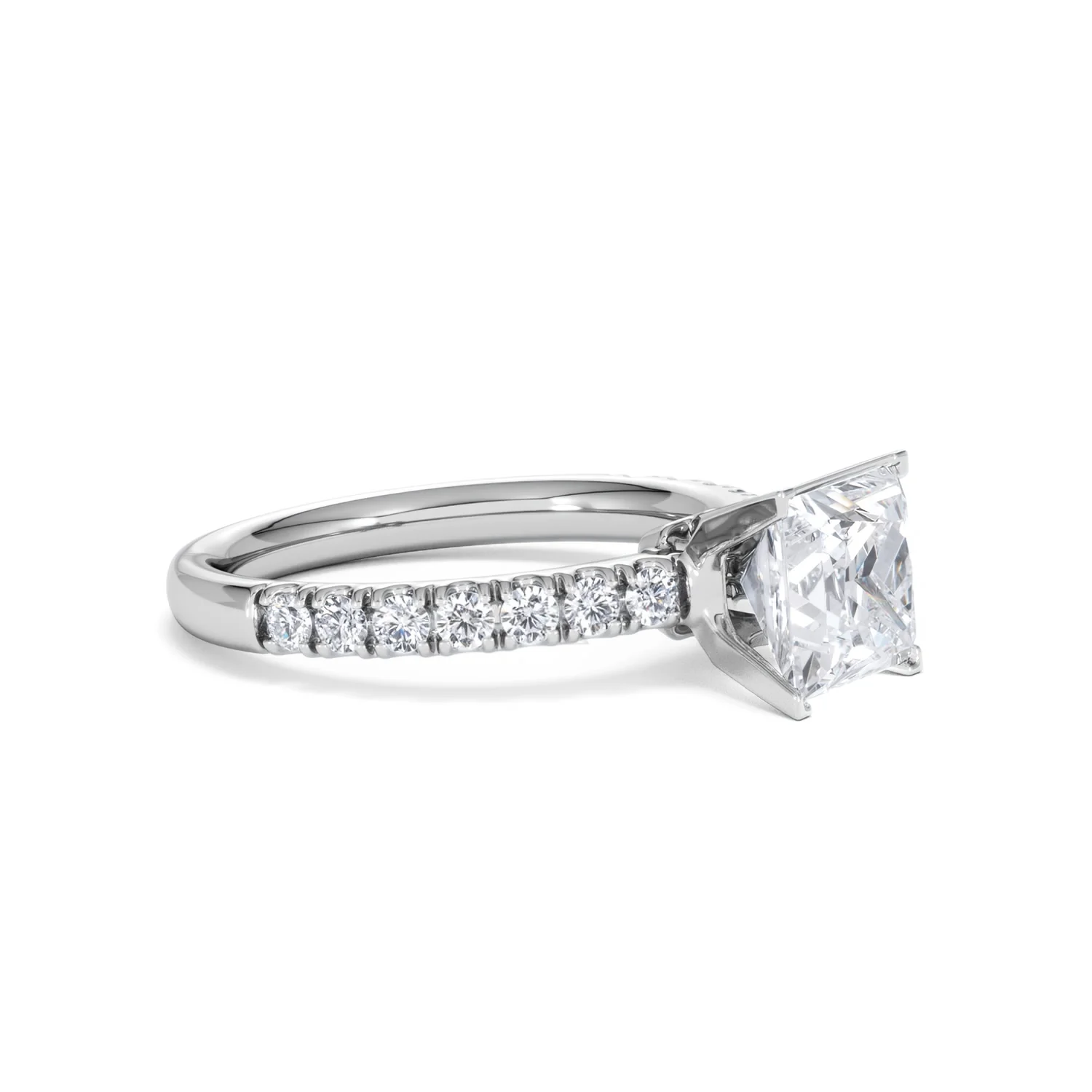 2.10ct Katerina Lab Princess Diamond Engagement Ring Platinum F/VS1 - Image 20