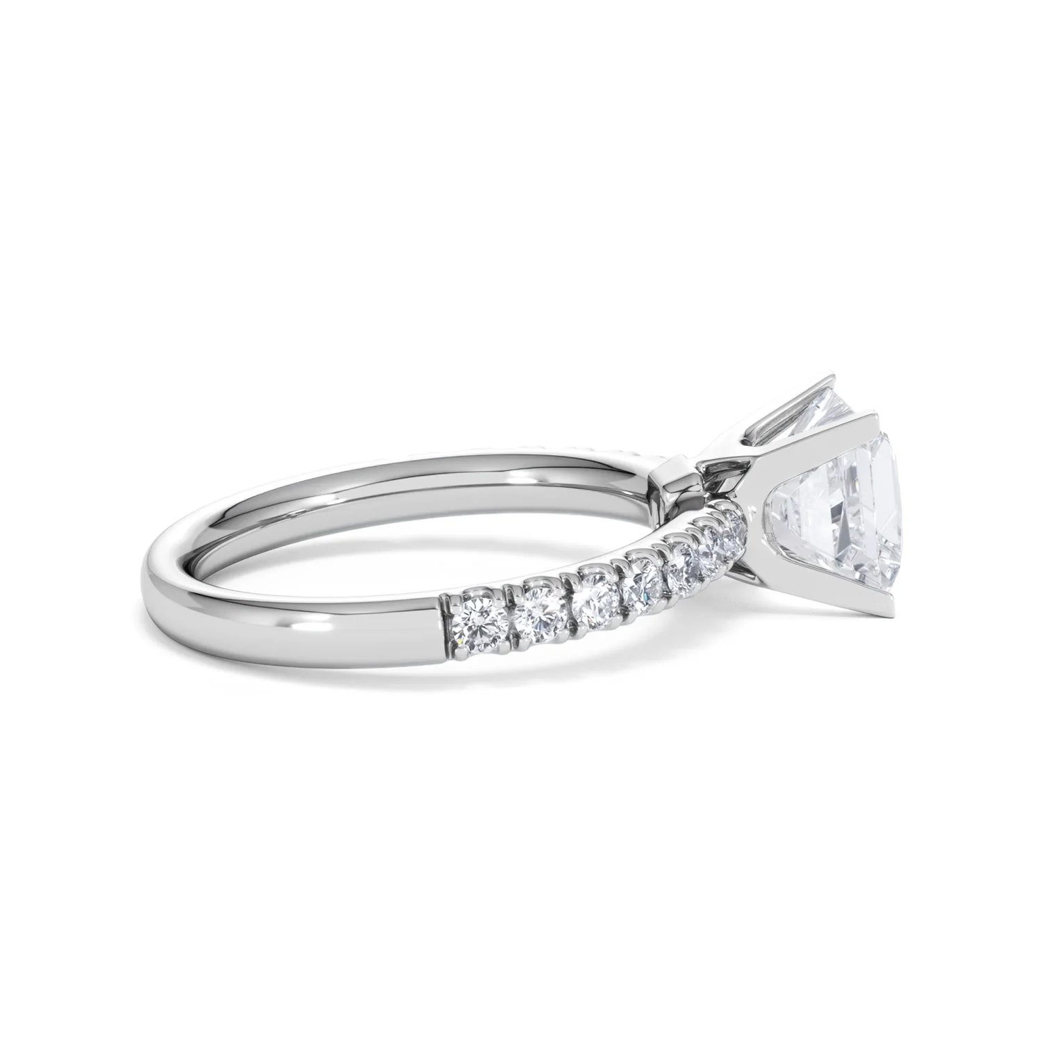 2.10ct Katerina Lab Princess Diamond Engagement Ring Platinum F/VS1 - Image 24