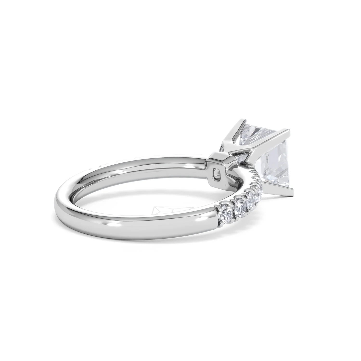 2.10ct Katerina Lab Princess Diamond Engagement Ring Platinum F/VS1 - Image 31
