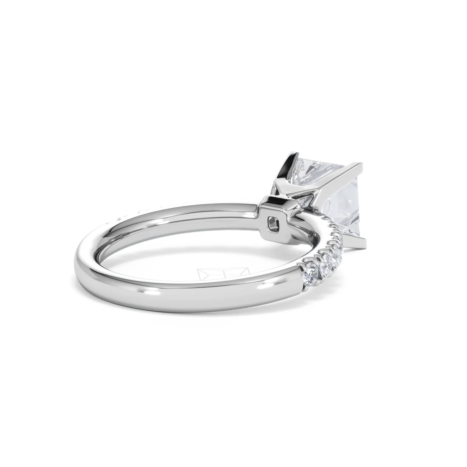 2.10ct Katerina Lab Princess Diamond Engagement Ring Platinum F/VS1 - Image 33