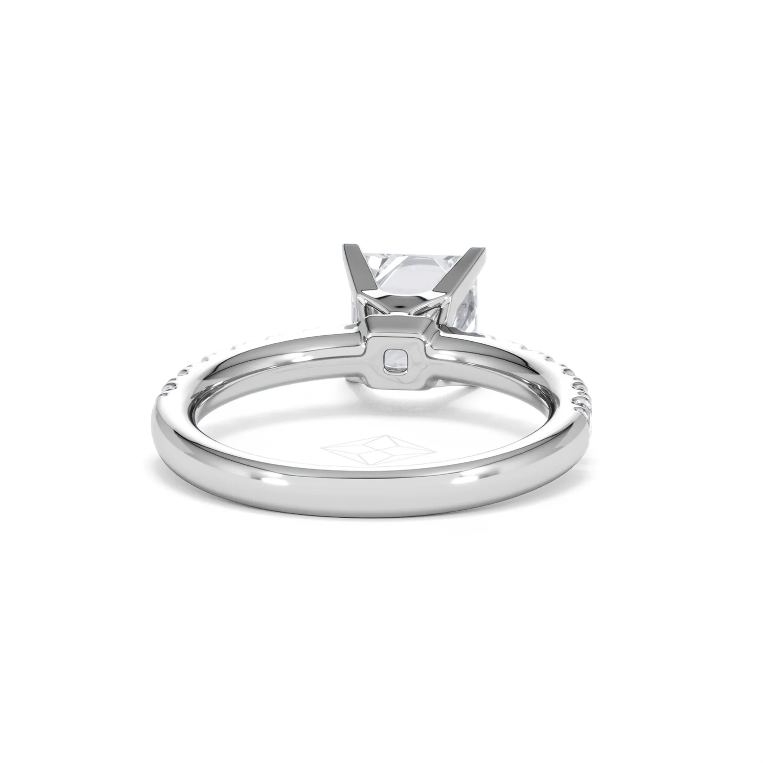 2.10ct Katerina Lab Princess Diamond Engagement Ring Platinum F/VS1 - Image 34